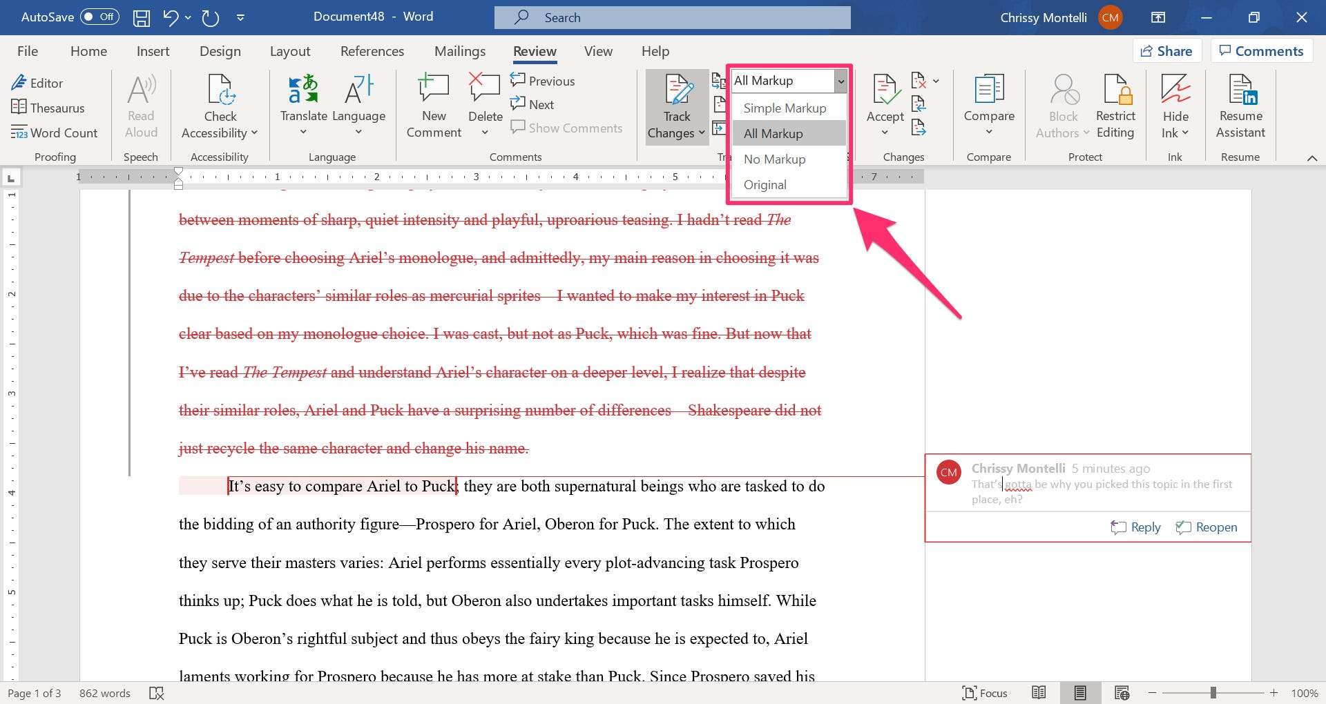 How to use Track Changes in Word to effectively collaborate on a ...