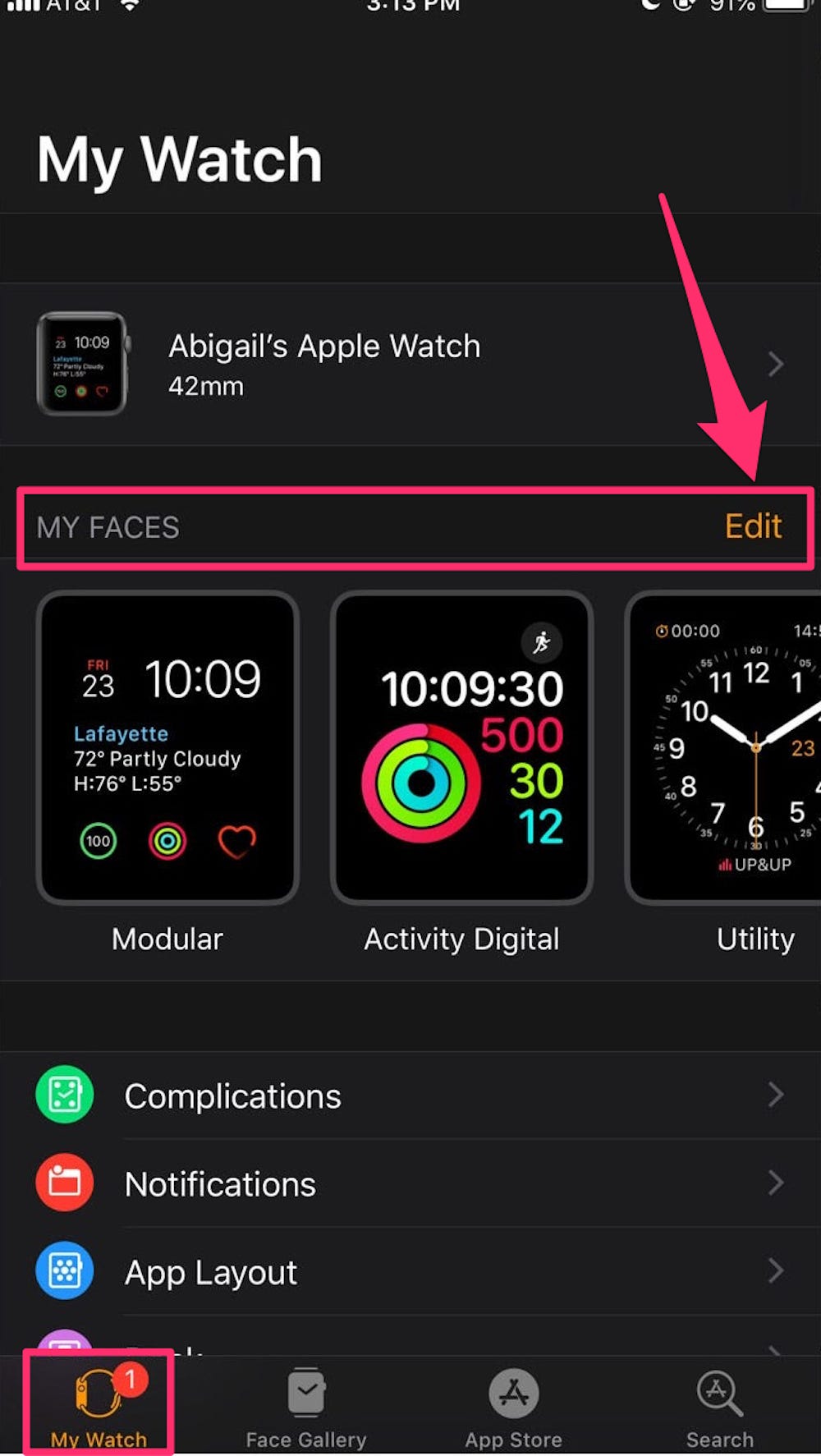 How to change your Apple Watch face and customize it from your