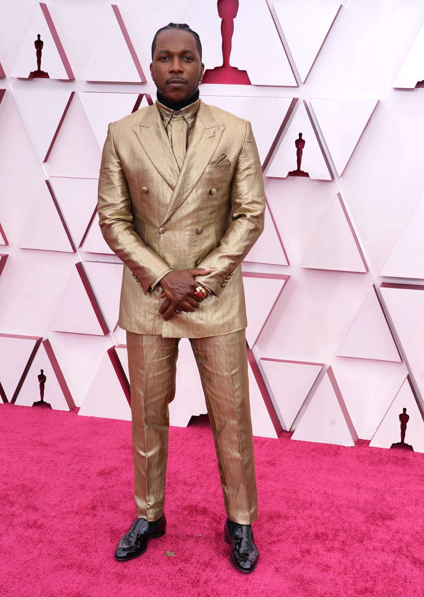 full gold suit