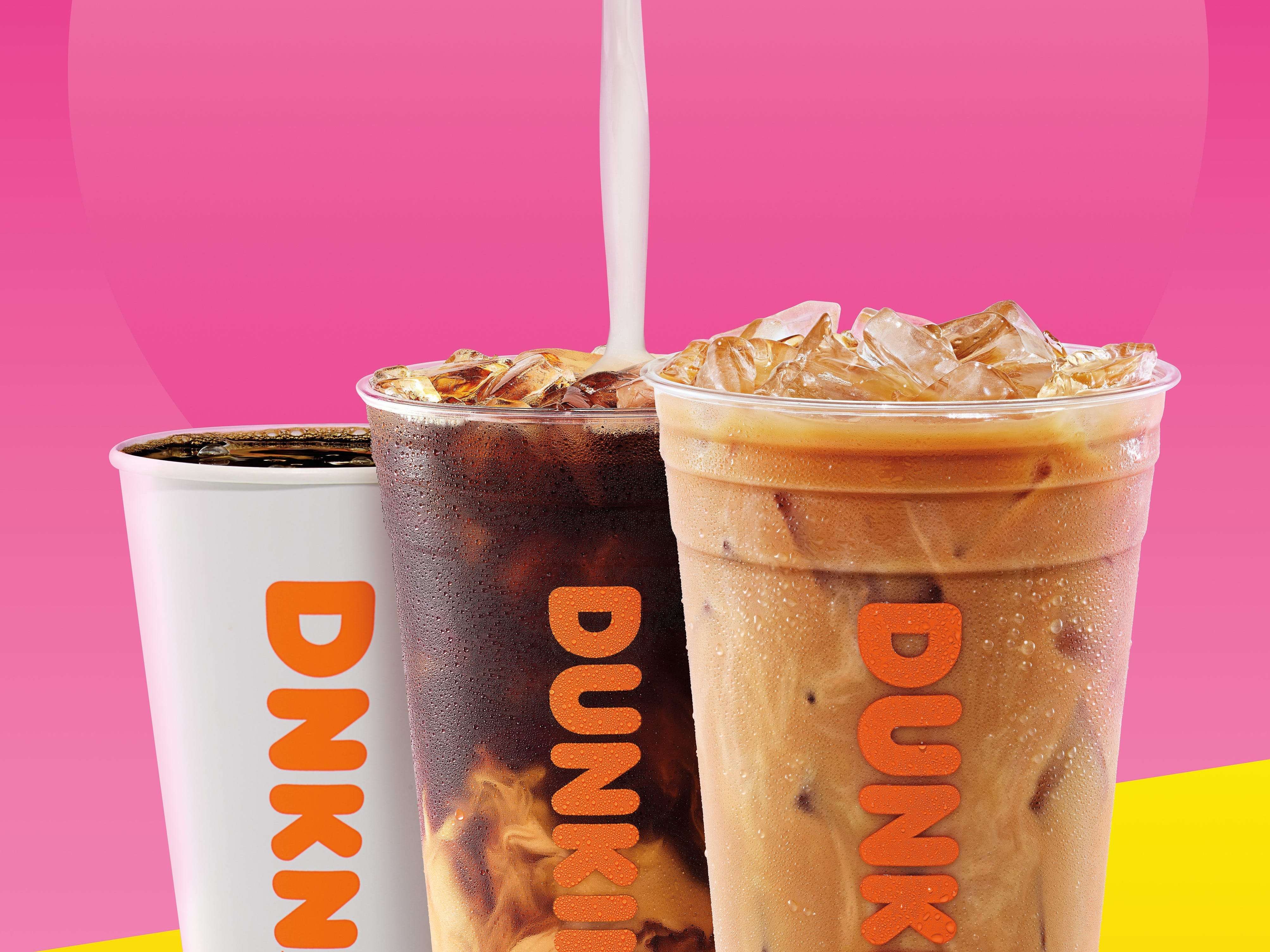 Dunkin' is adding coconut milk and fruity energy drinks to the menu in