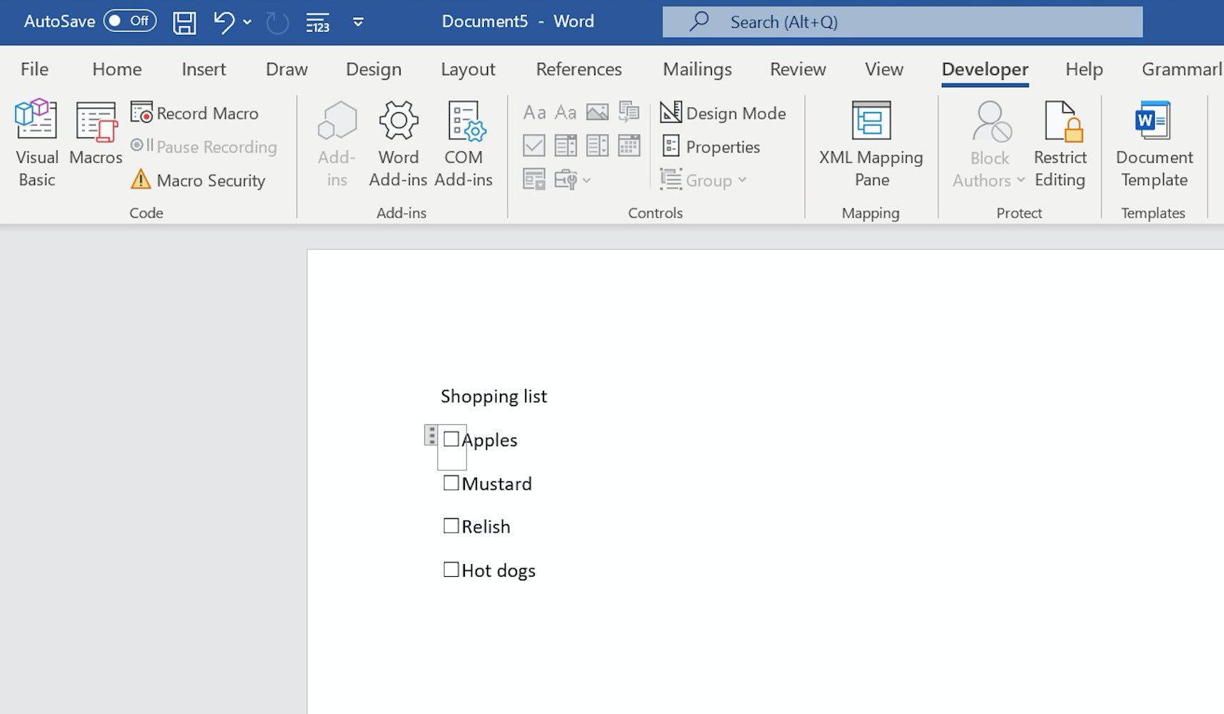 How To Insert A Checkbox In Word Vrogue