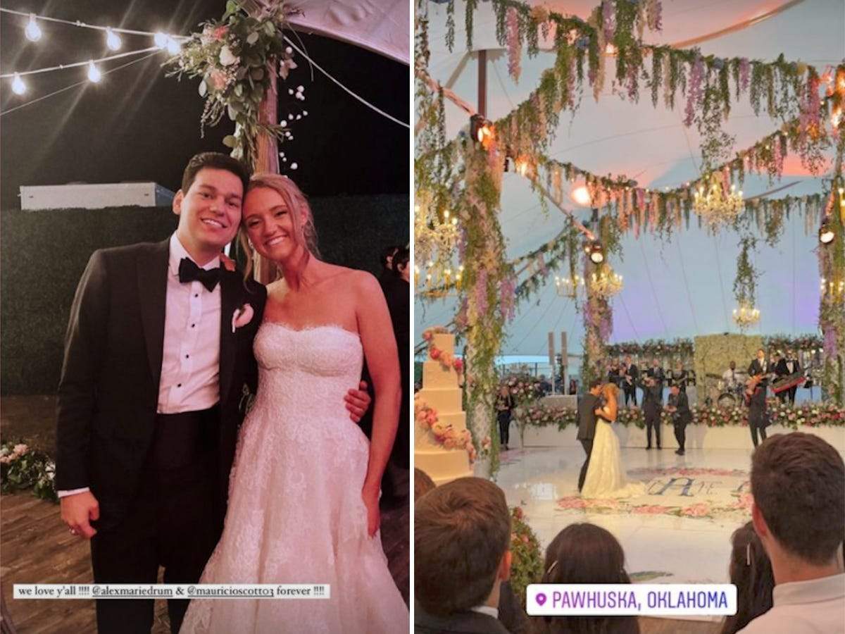 Ree Drummond's daughter got married in an extravagant outdoor wedding at her family's ranch | Business Insider India