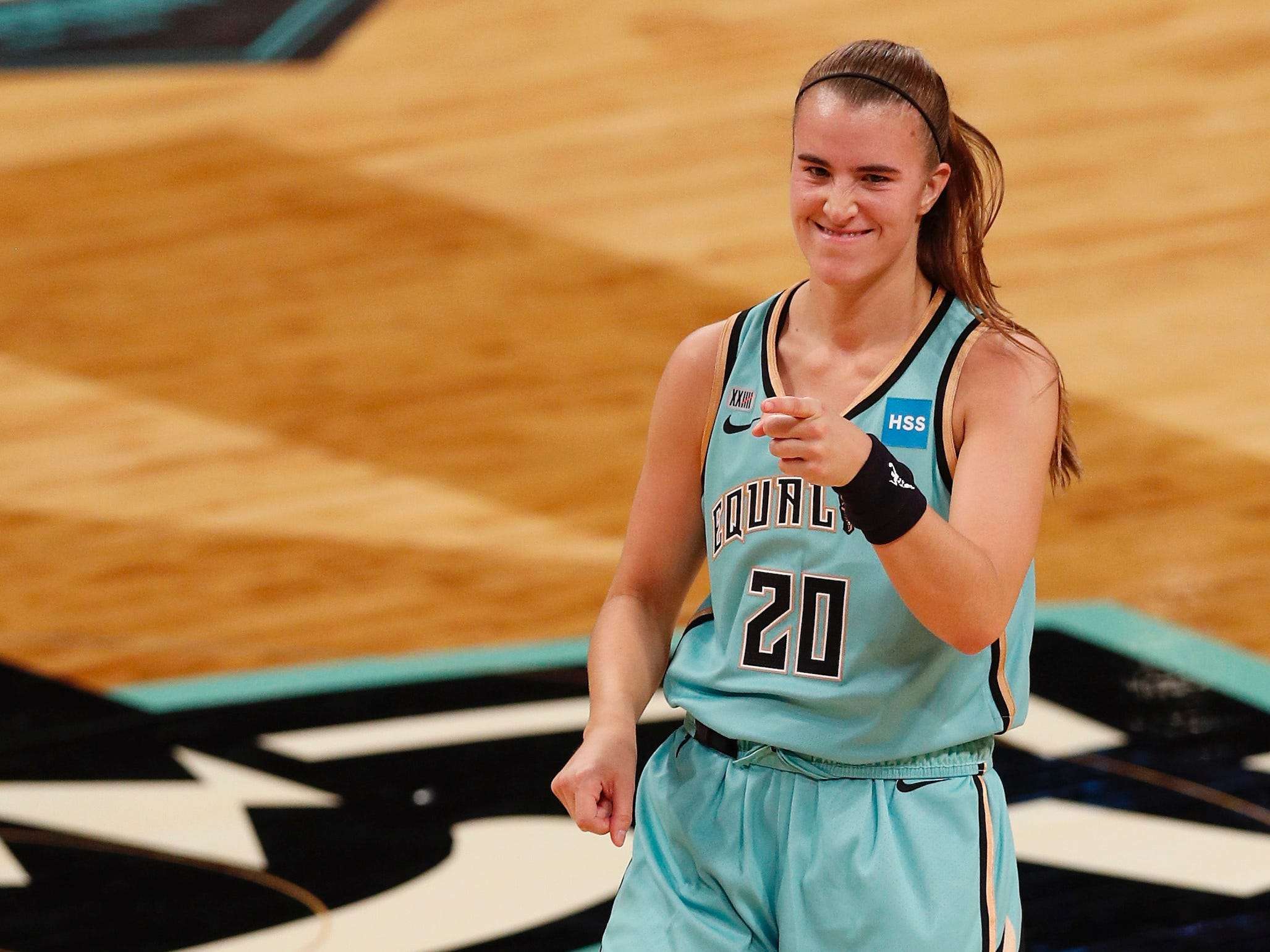 Sabrina Ionescu is only 6 games into her WNBA career, but she's already