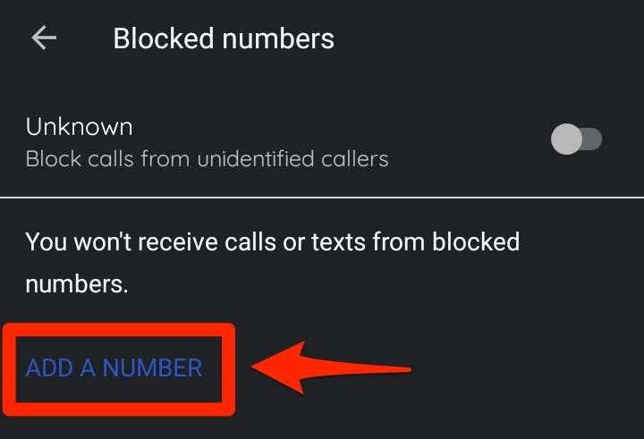 how to unblock incoming calls on landline