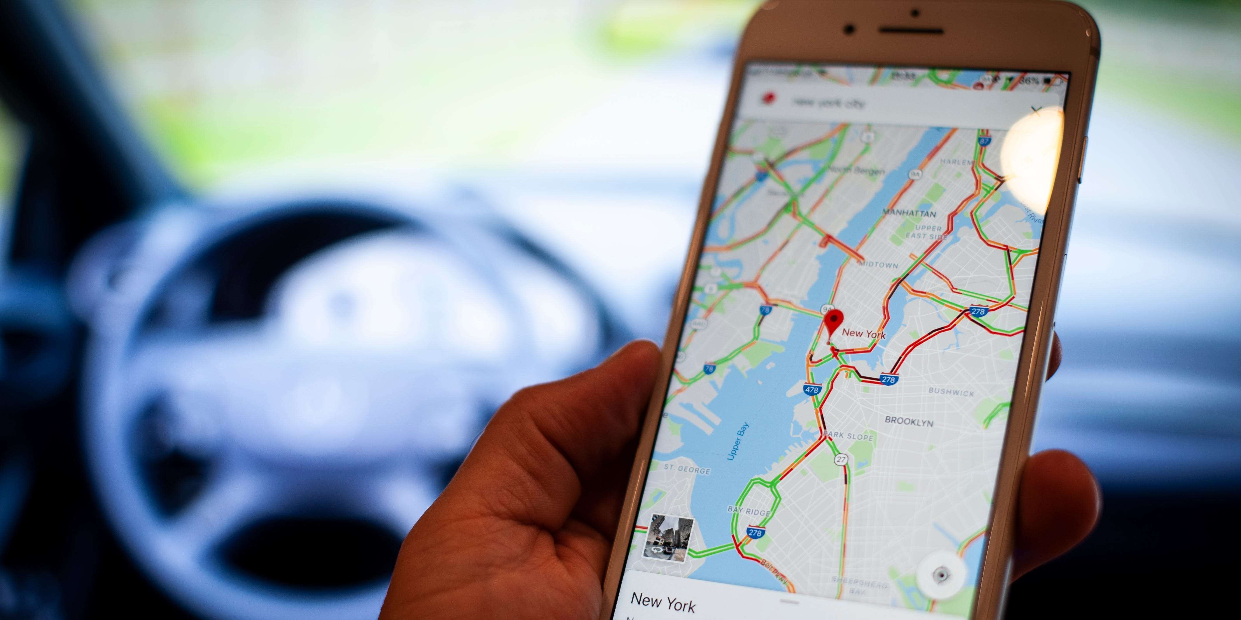 How to download maps from Google Maps to get driving