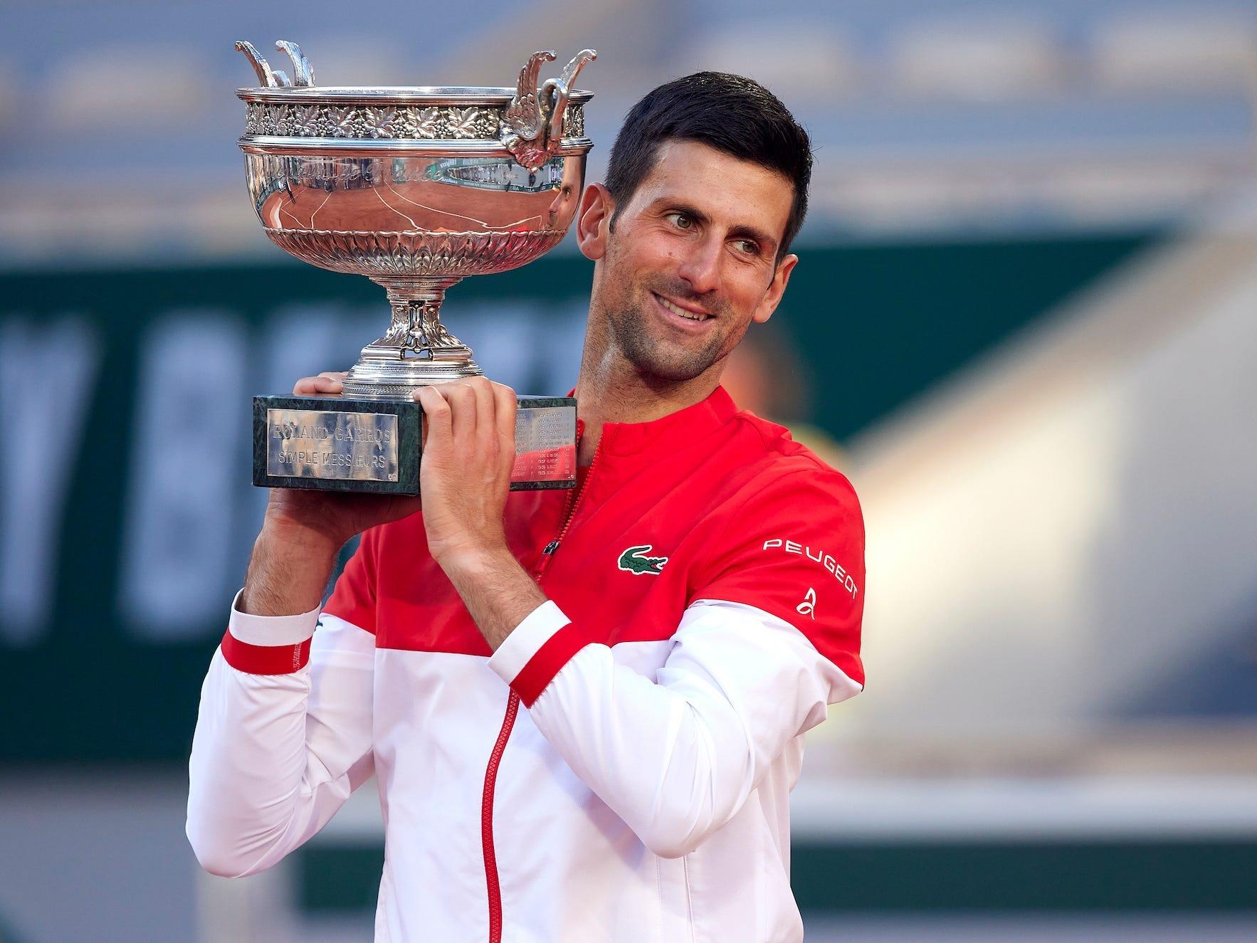 Novak Djokovic moved within one Grand Slam of Rafael Nadal ...