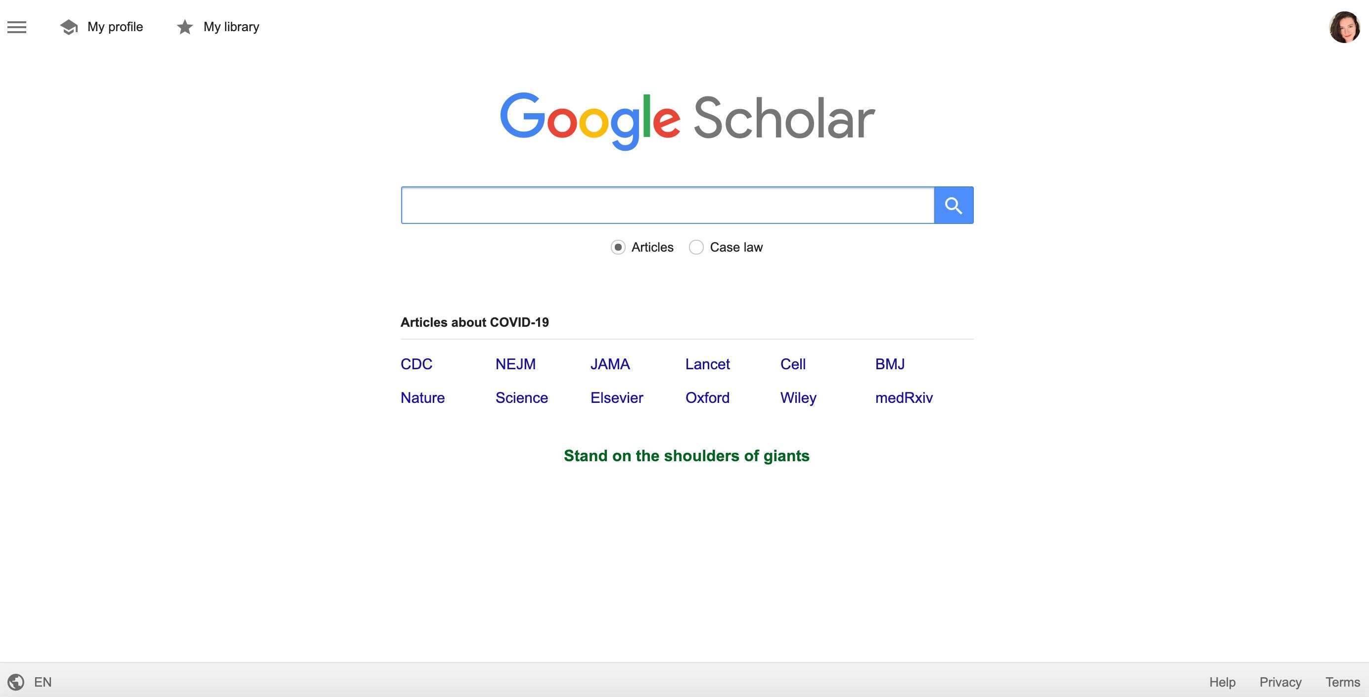 google scholar research reports