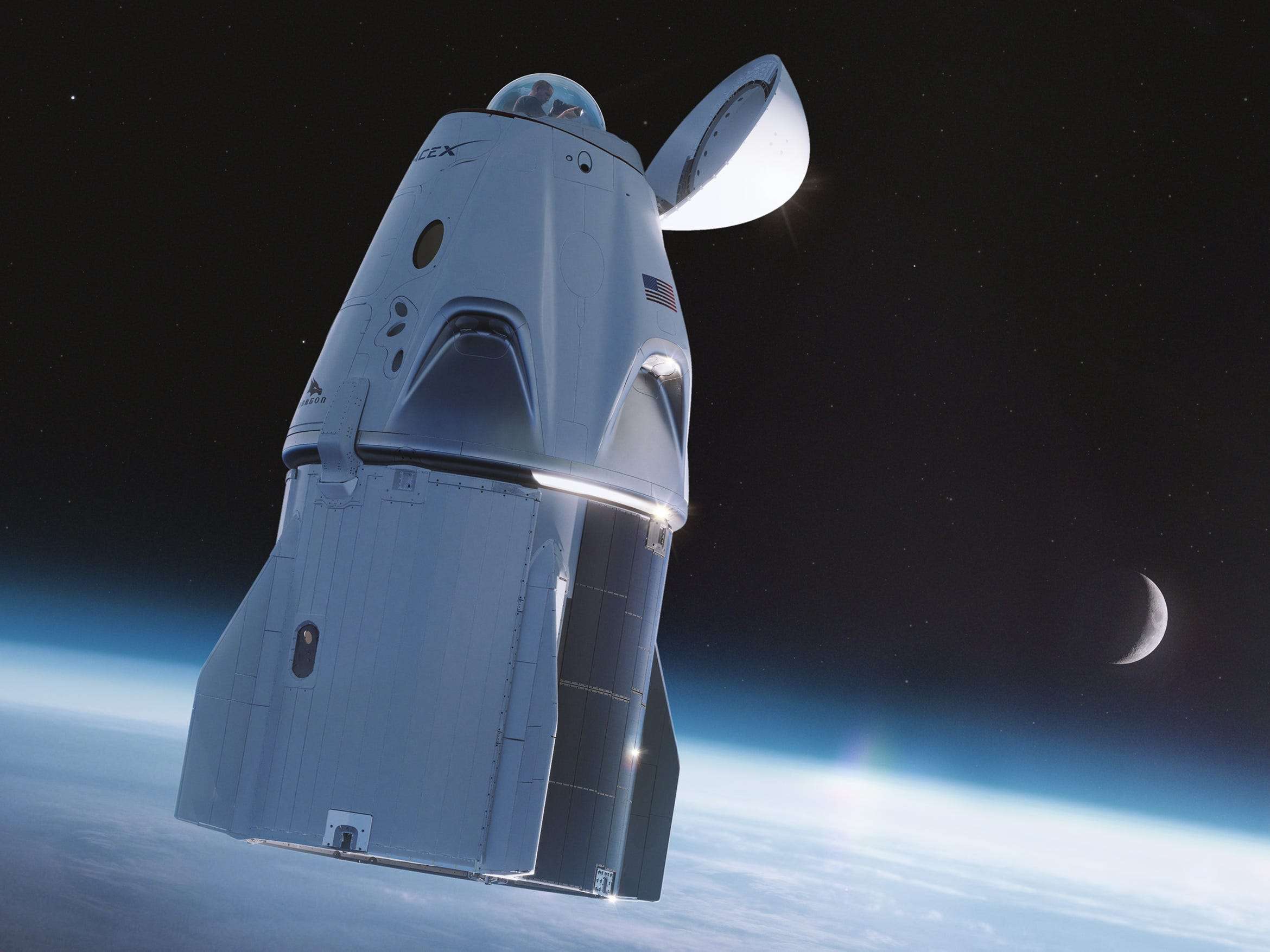 SpaceX's first civilian crew will have 'one hell of a view' from the ...