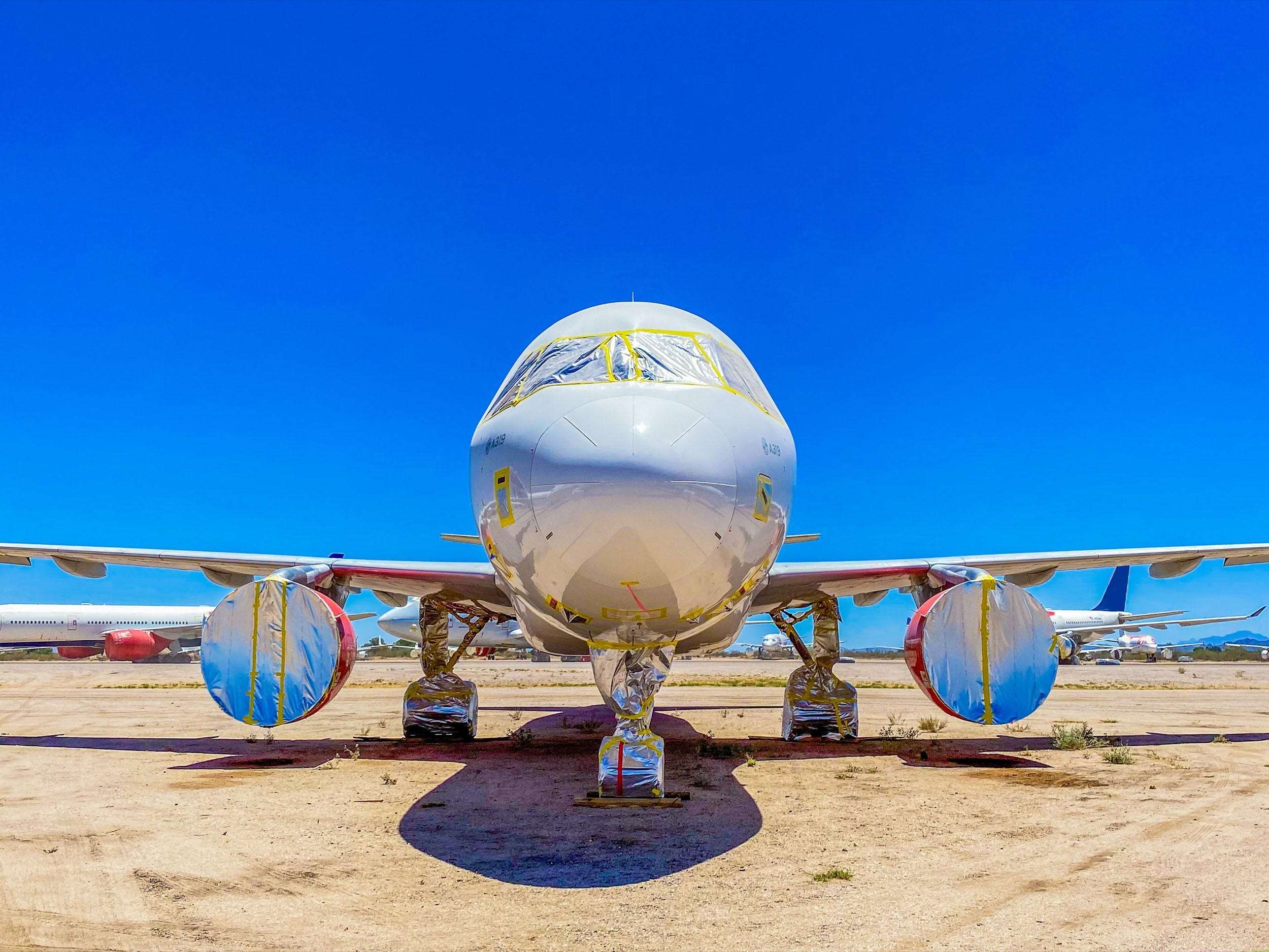 I went inside one of the US' largest aircraft storage facilities and ...