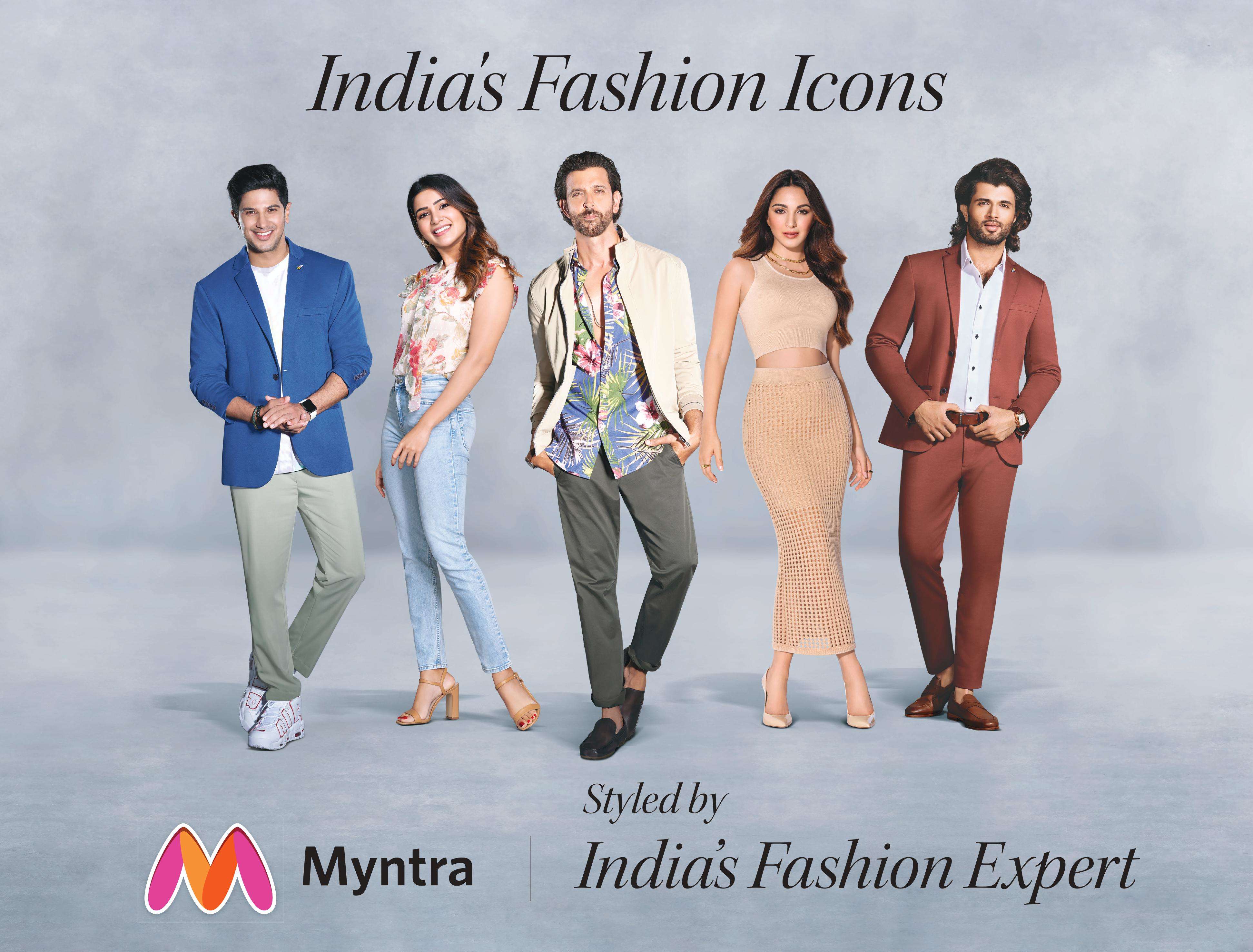 Myntra signs up Hrithik Roshan Vijay Deverakonda and Dulquer