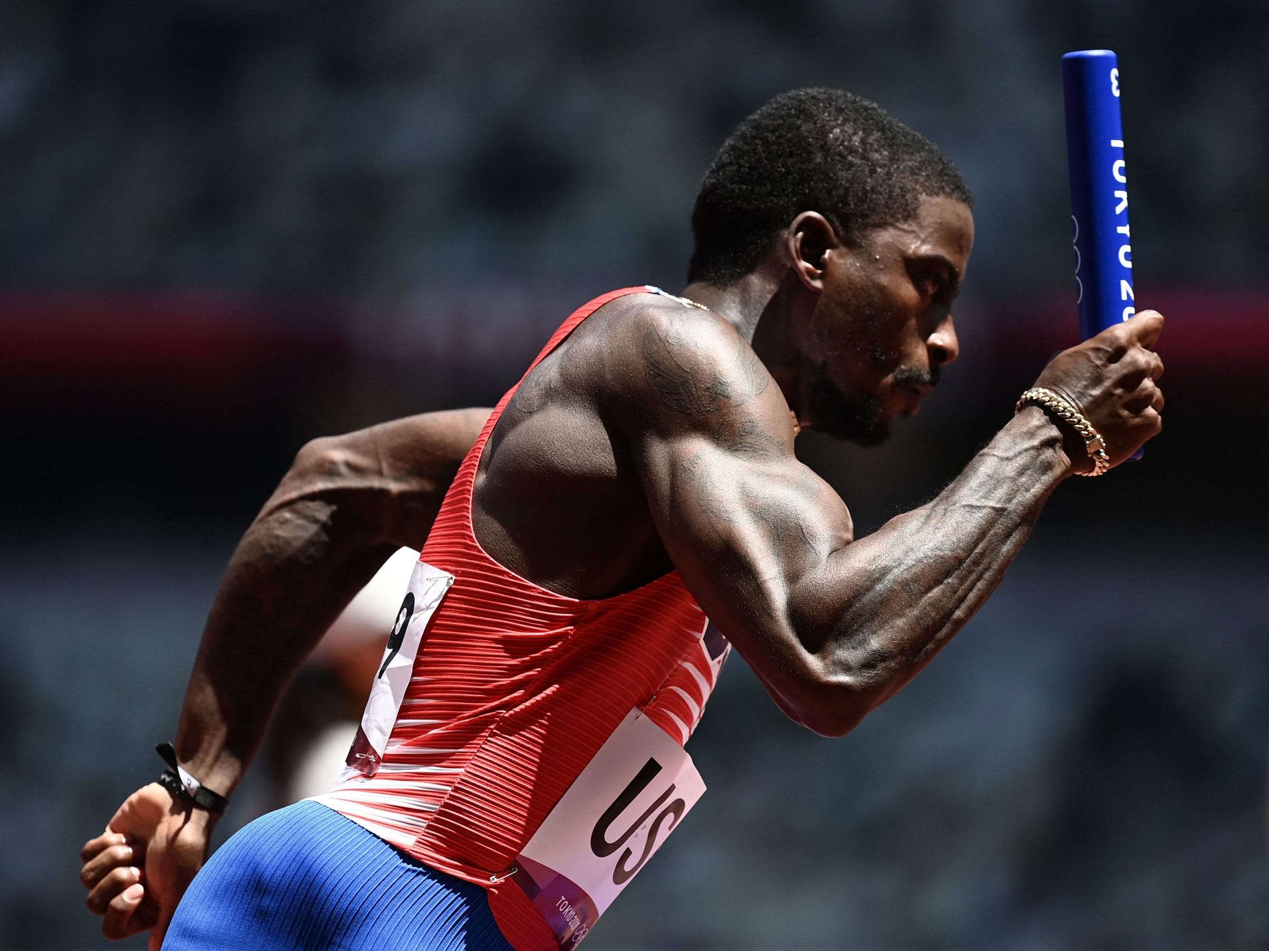 USA men's 4x100meter relay team misses out on final after third