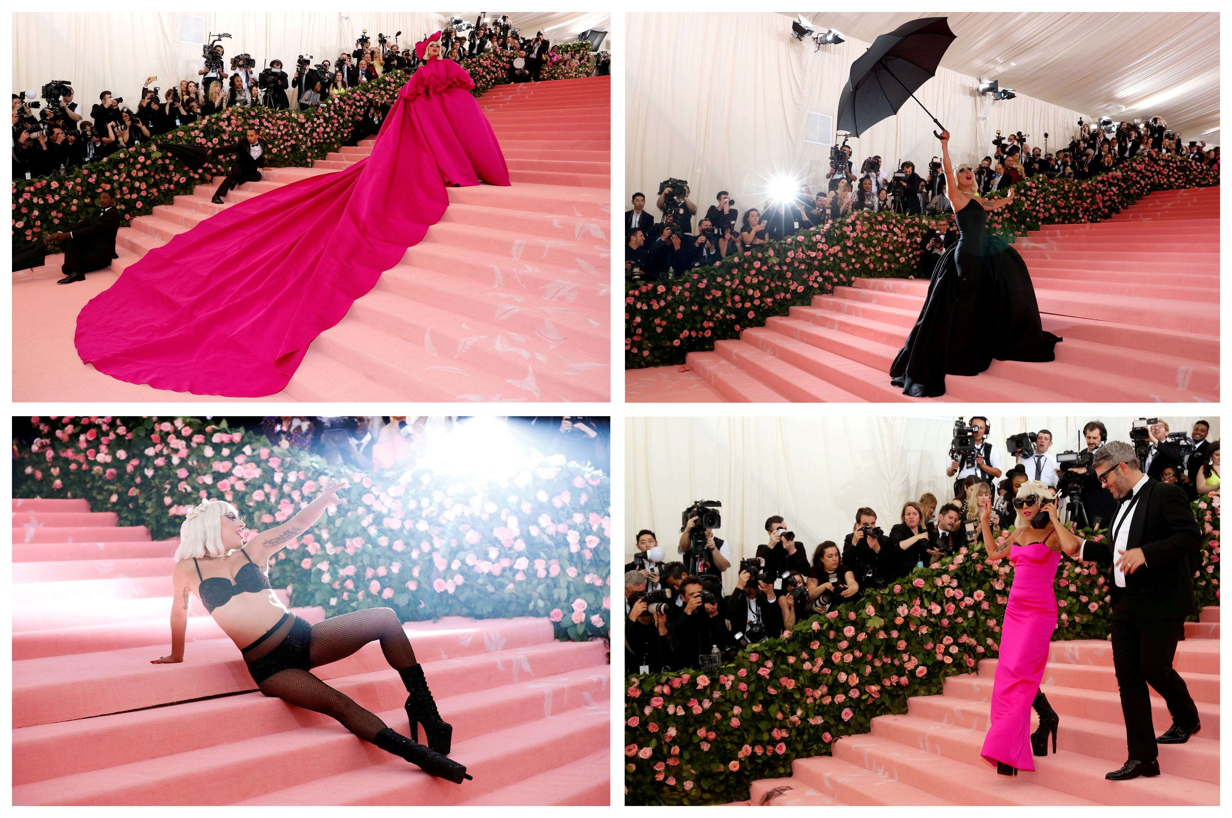 met gala 2014 (pink rickshaw)