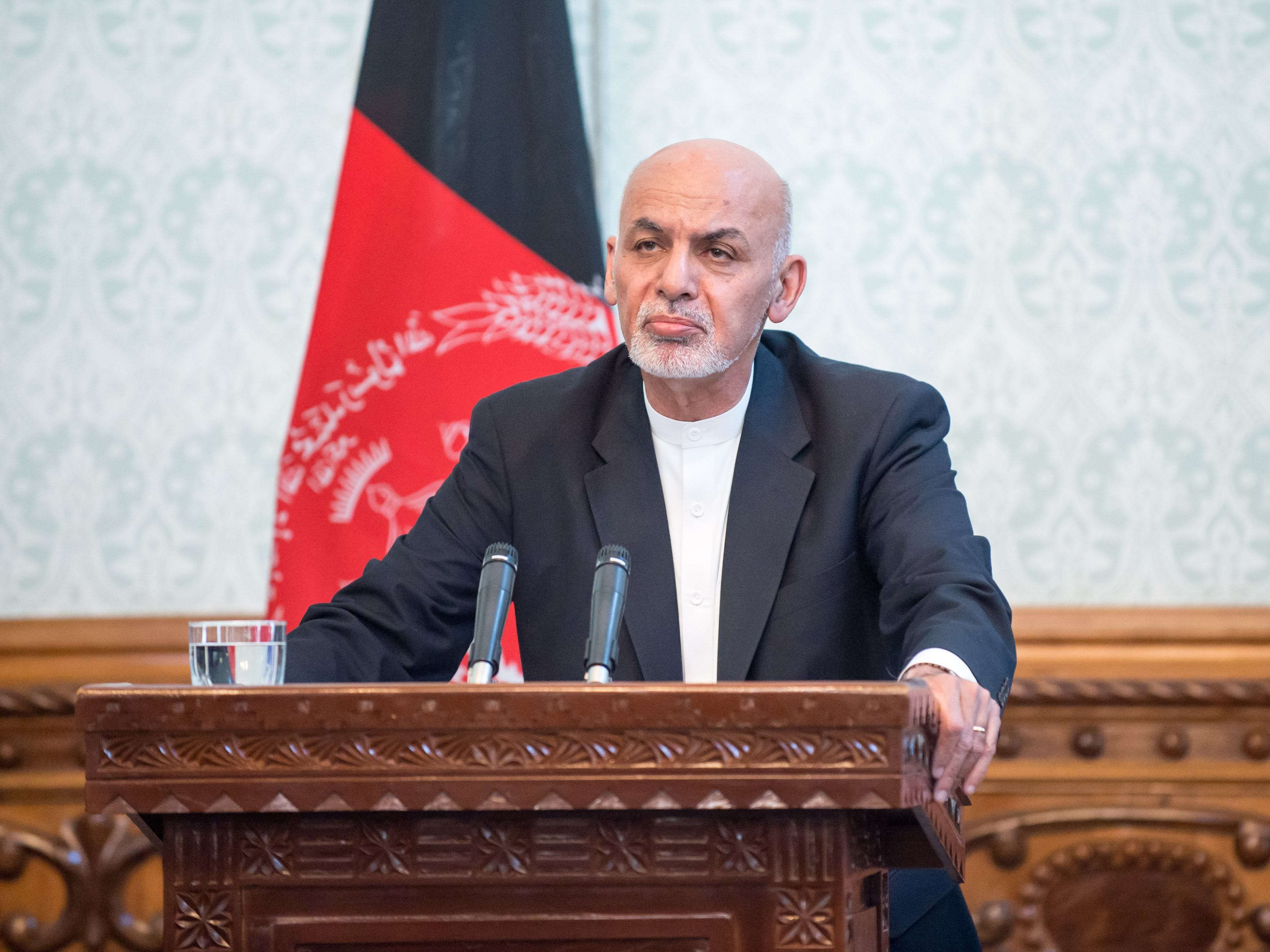 Former Afghan president Ashraf Ghani, who fled the country ...