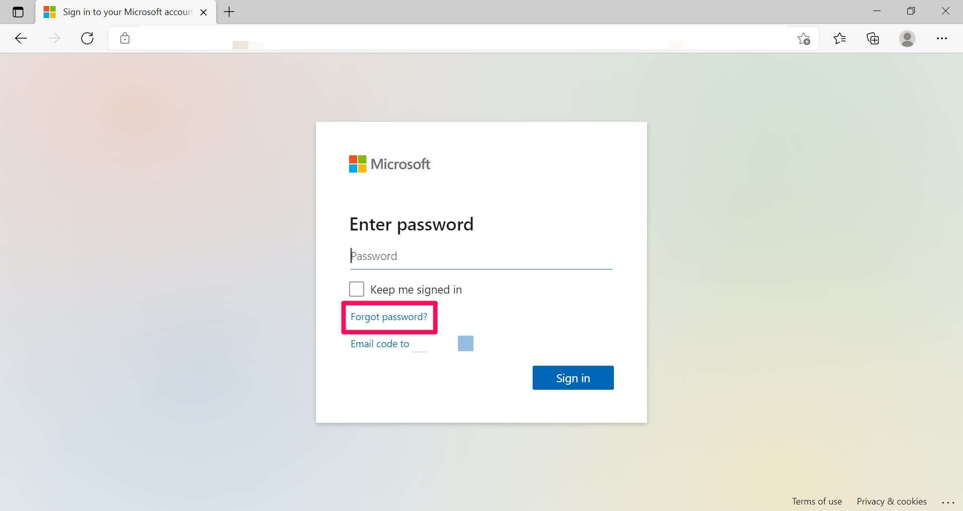 change password windows 10 microsoft account