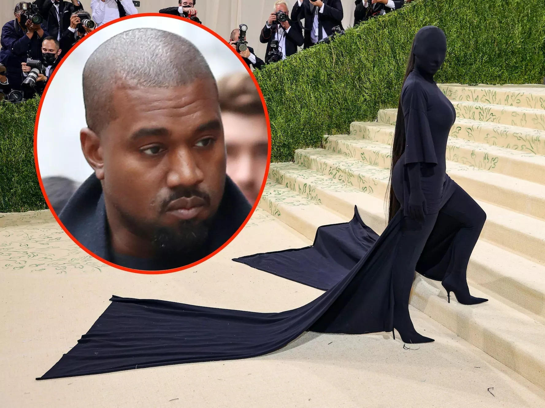 Kim Kardashians Faceless Met Gala Look Was In Part Thanks To Kanye West Business Insider India 0538