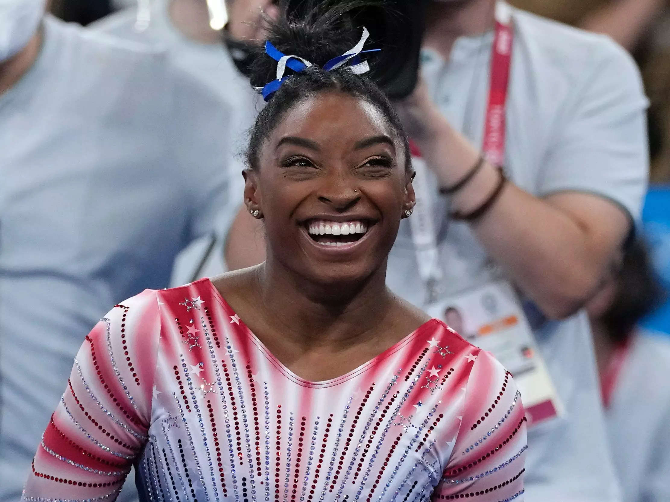 Simone Biles hints that she will compete at the Paris Olympics