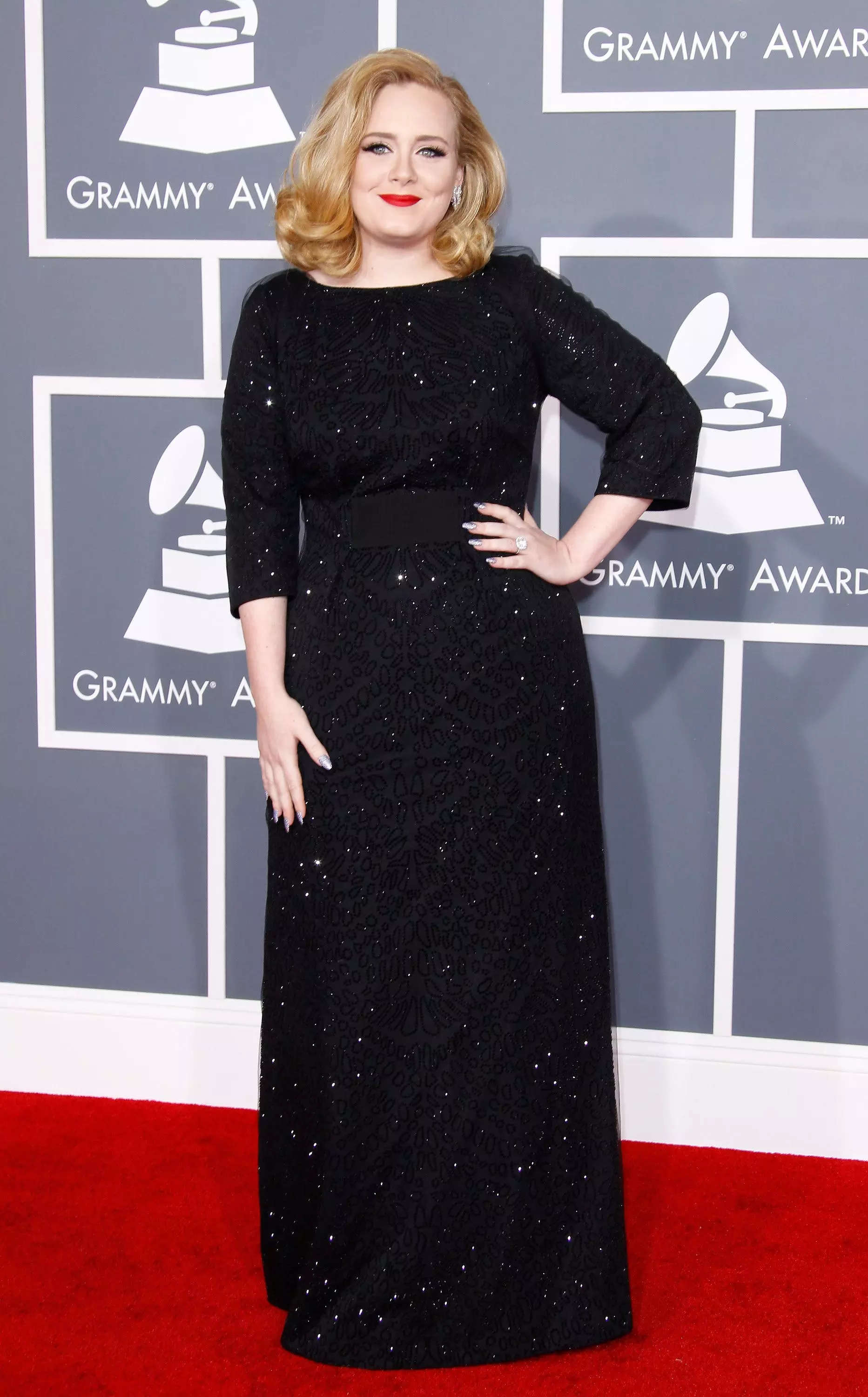 Adele says her most iconic outfit is the sparkly gown she wore to the