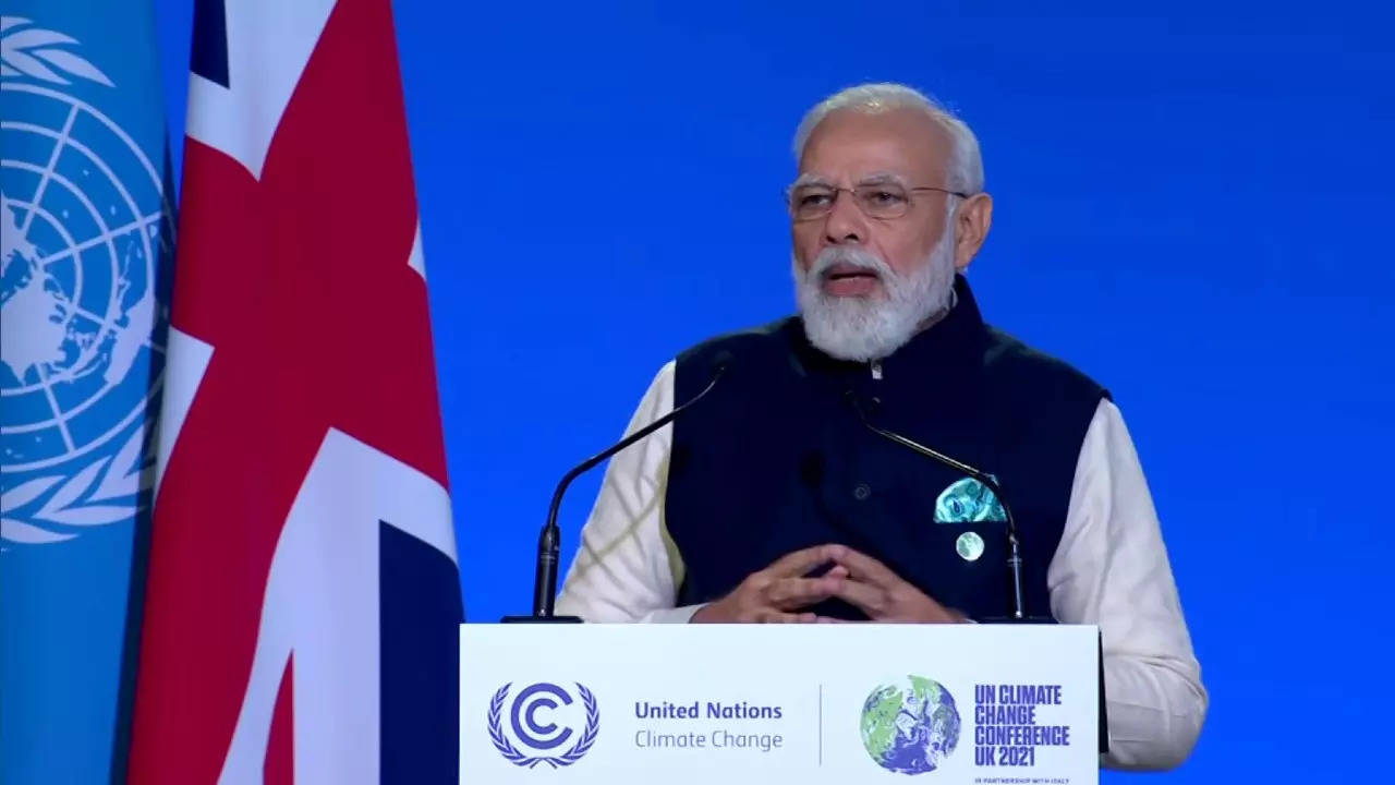 Glasgow COP26 Summit: PM Modi Announces Net Zero Emissions By 2070 For ...