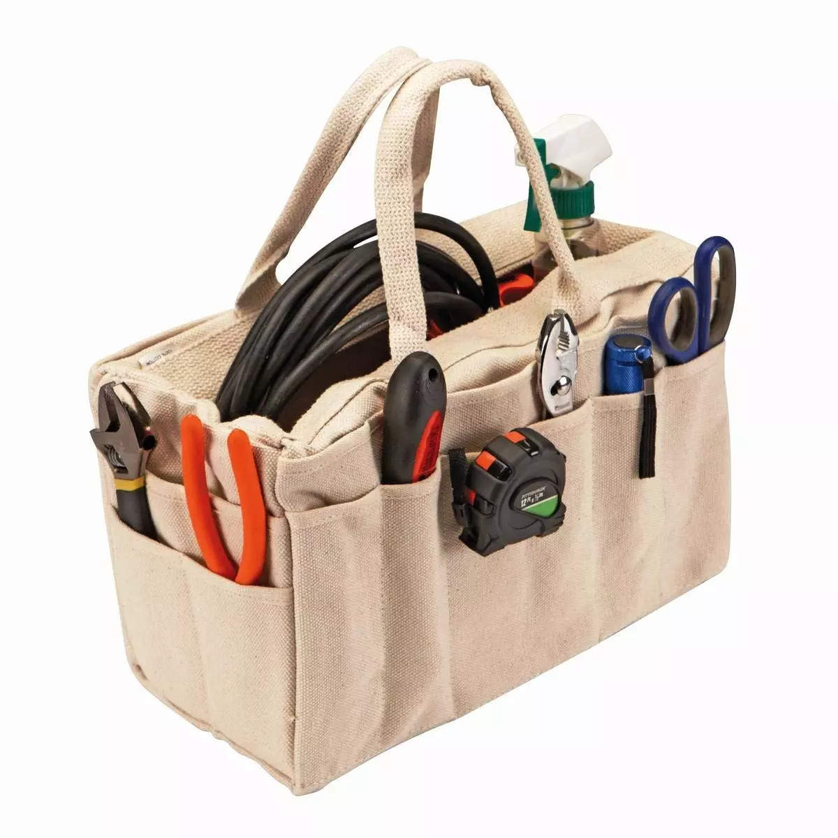 Black Mighty Mounts HVAC Service Tool Bag With Tools