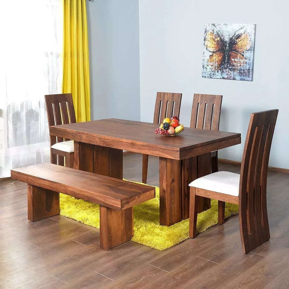 wooden dining table designs 6 seater