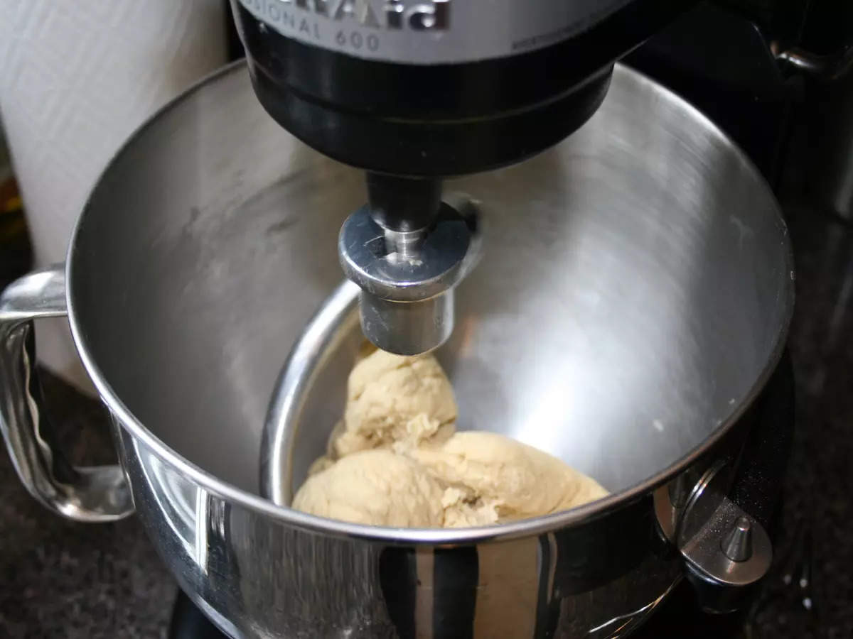 Premium Photo  Electric dough mixer machine at the kitchen of