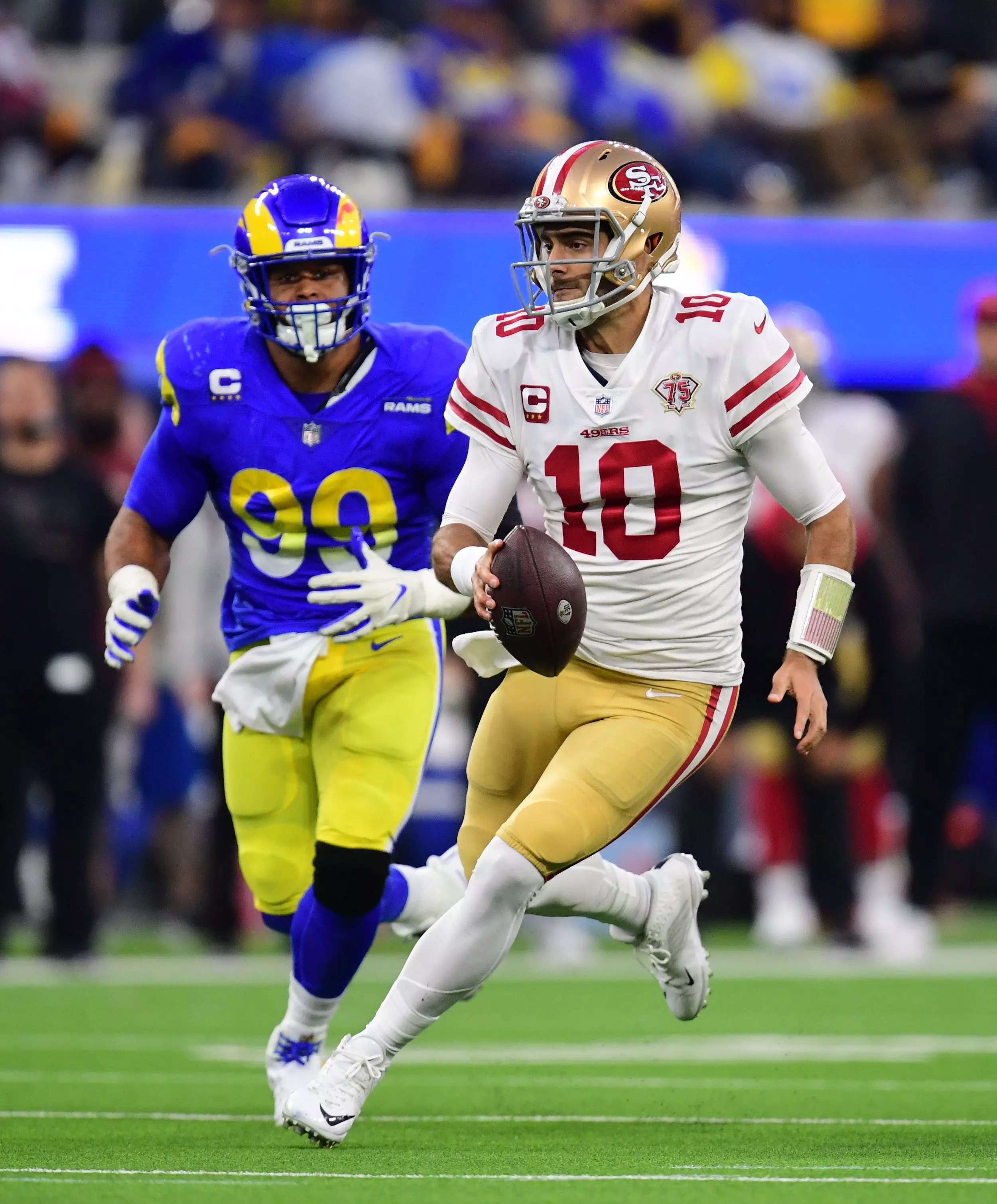 VIDEO: Odell Beckham Jr. Consoles Deebo Samuel After Rams Make Super Bowl