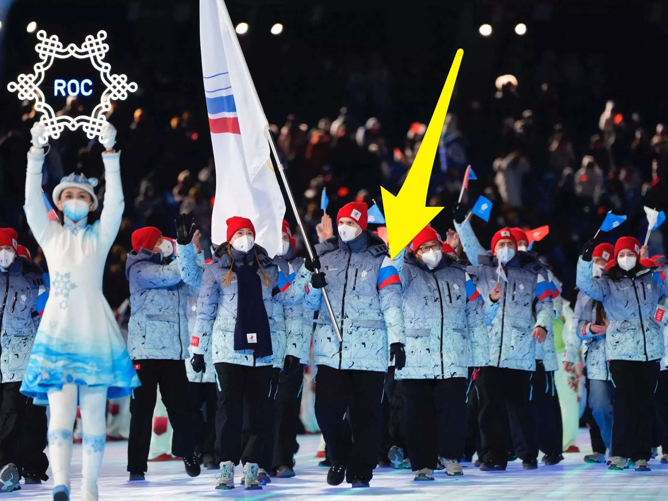 Russia presents flagless uniforms for Beijing Games