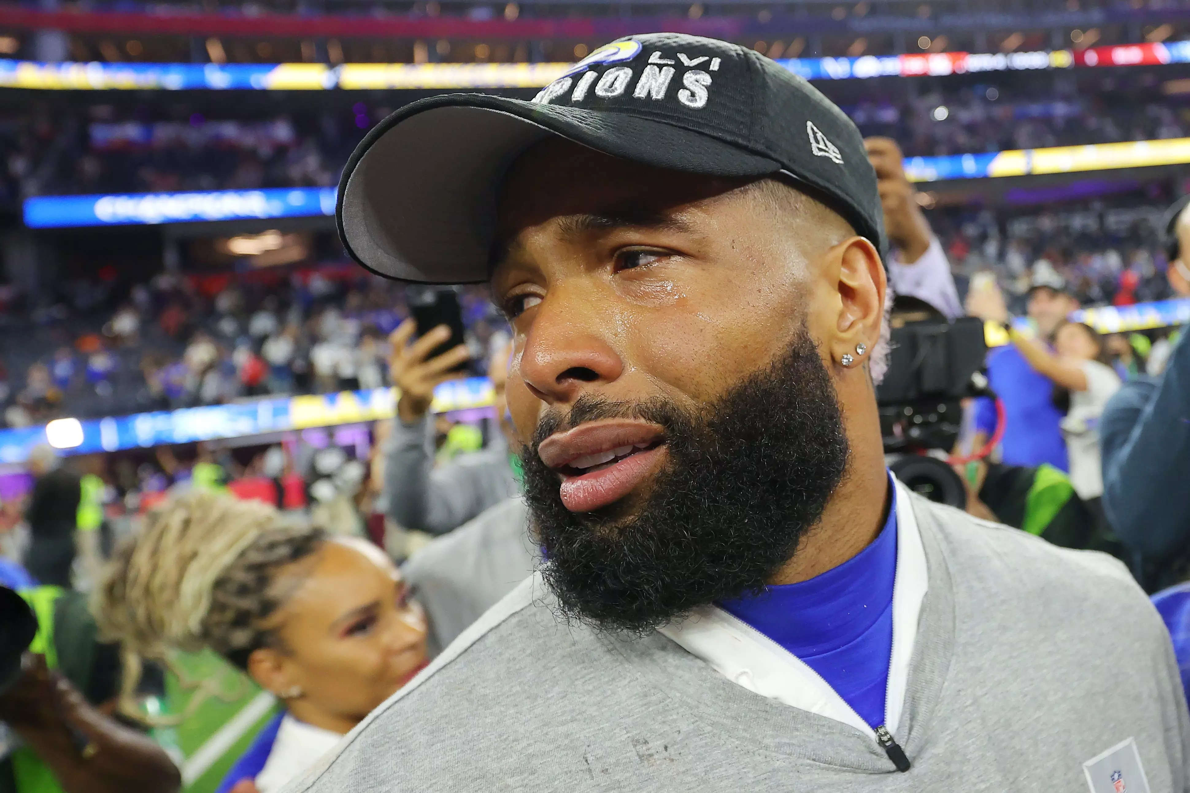 Odell Beckham injured after electric Super Bowl 2022 start