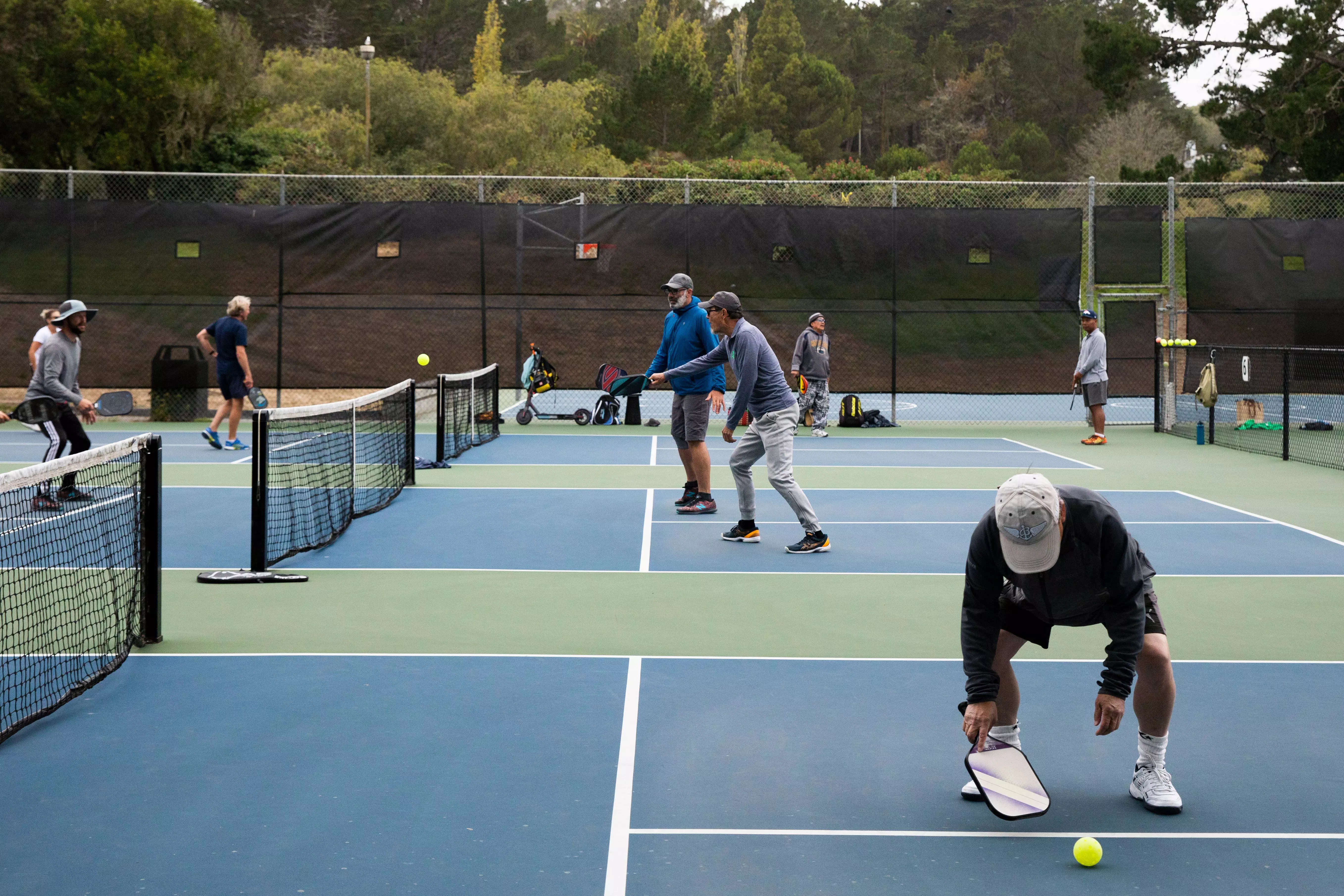 Phelps, Fitzgerald compete with pros in growing sport of pickleball