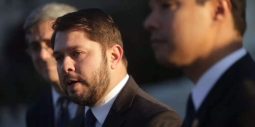 Rep. Ruben Gallego, a rumored primary challenger to Kyrsten Sinema, smashed his …