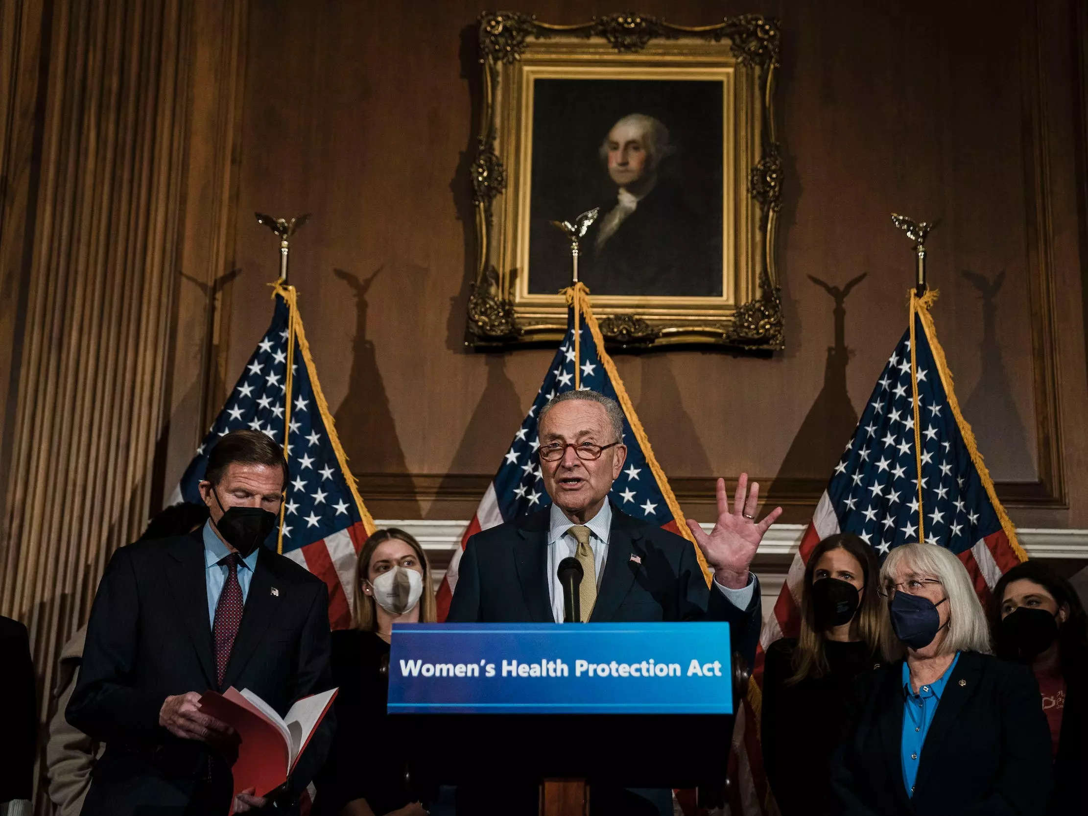 Chuck Schumer is forcing a vote on abortion rights so voters can 'see which side every …