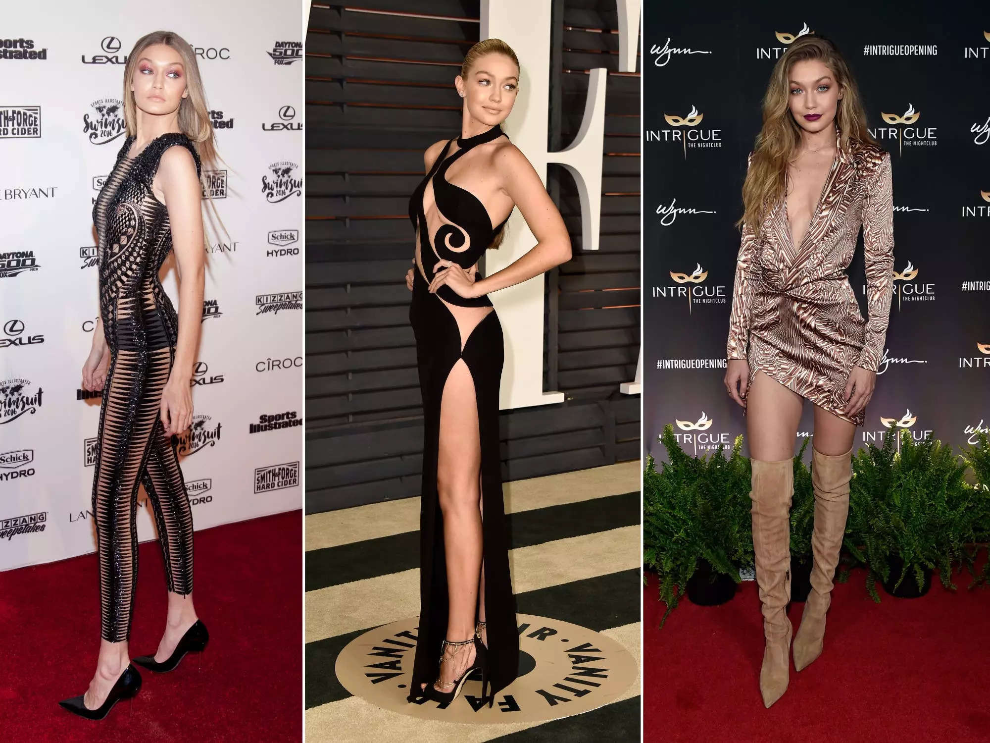 Cavalli! Atelier Versace! Everything Gigi Hadid Wore to the AMAs