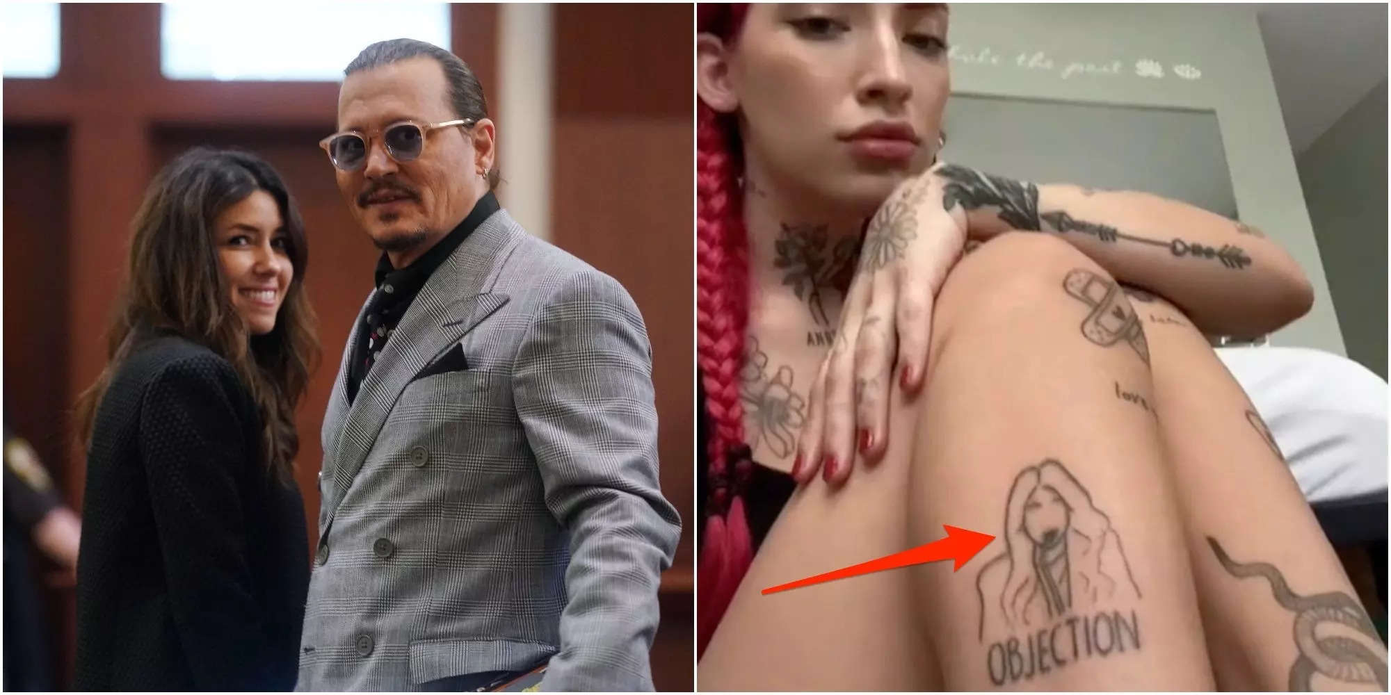 Johnny Depp Threw Shade At Ex Amber Heard Through His Tattoo Dedicated to  Her