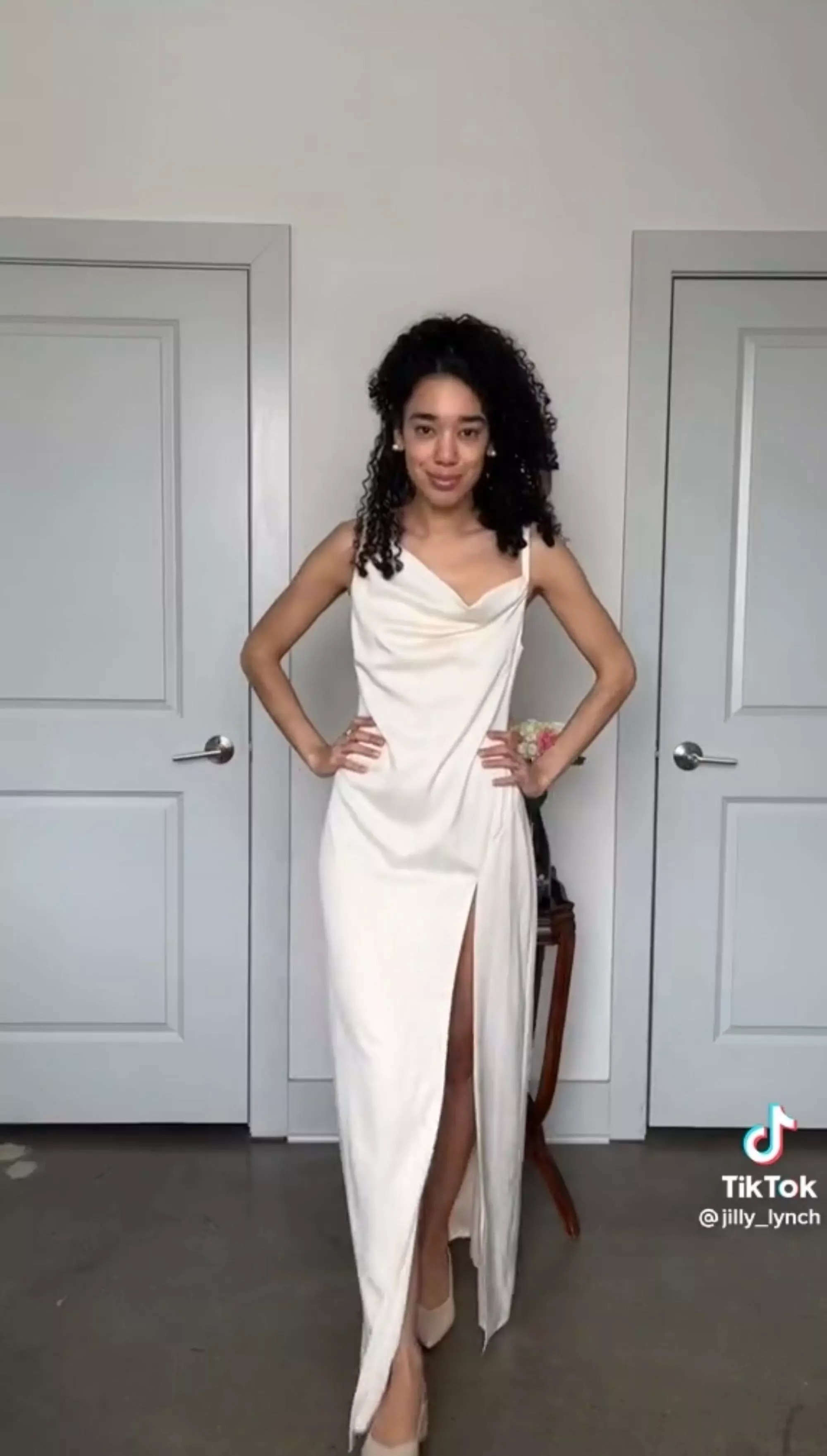 TikTok Cannot Get Over This Bride's Gorgeous $3.75 Wedding Dress