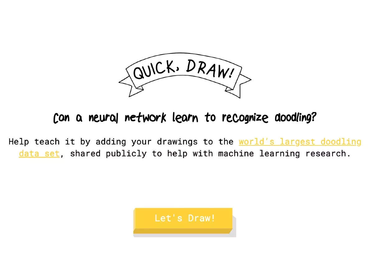 Google (GOOGL) Quick, Draw! 50 million images of people's doodles