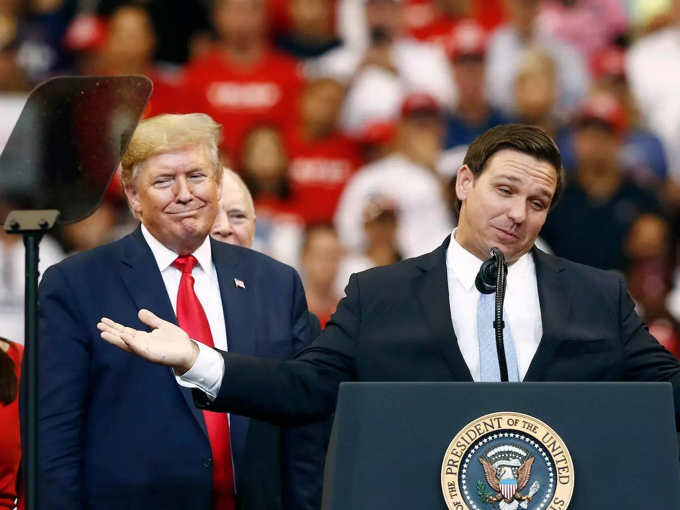 Trump Shares Poll That Shows Him Beating Ron DeSantis In A Fight For ...