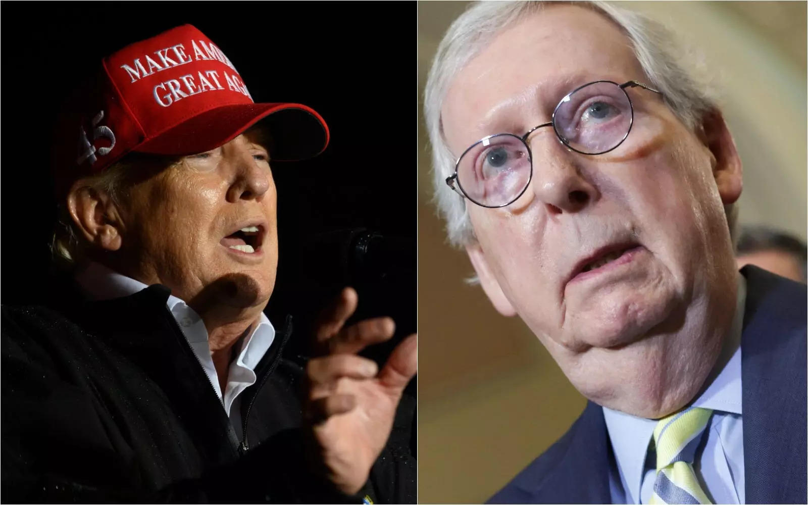 
Trump called McConnell a 'disloyal sleaze bag' after the Jan. 6 committee aired a clip showing the senator blaming him for the Capitol riot
