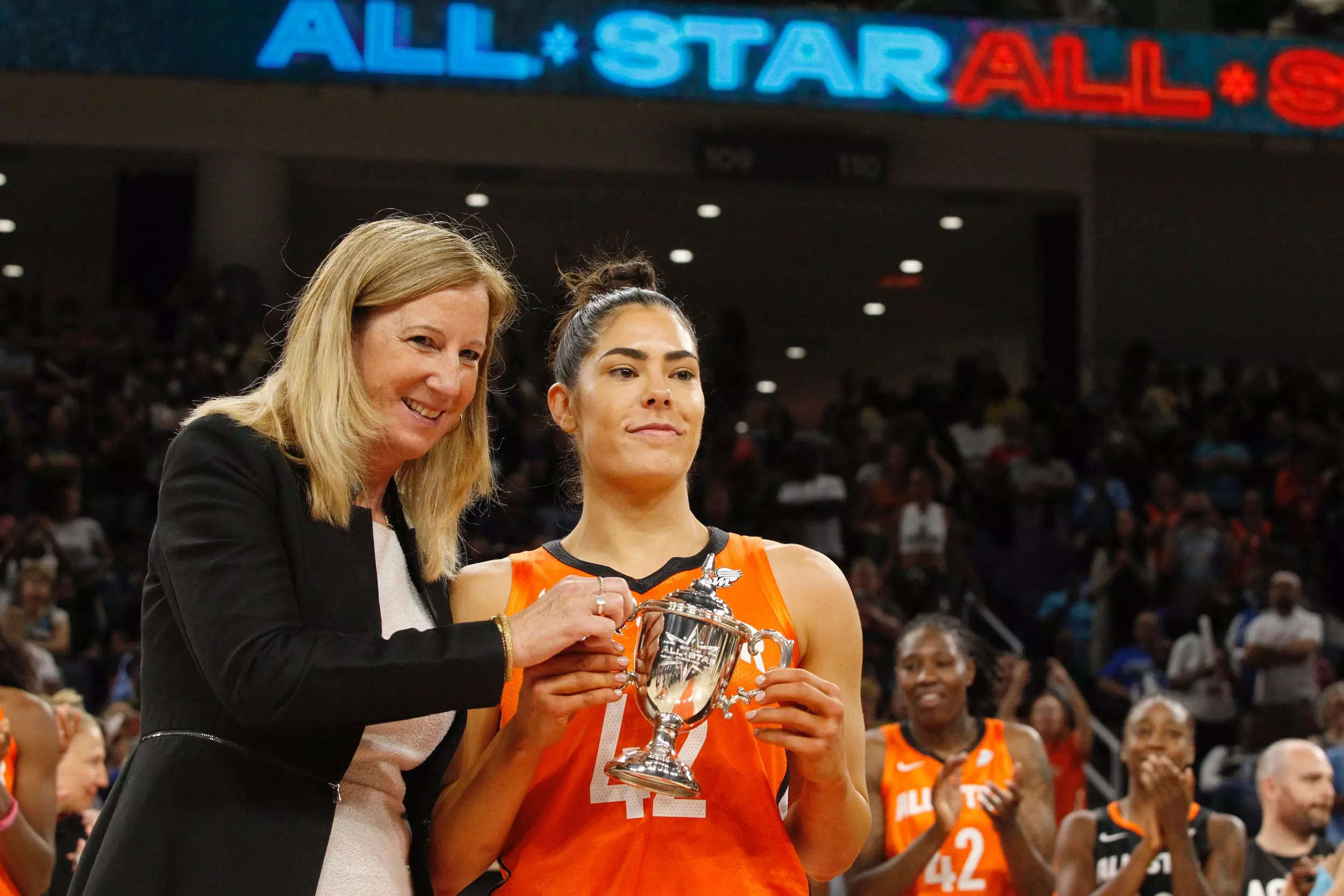 Kelsey Plum's Small WNBA All-Star MVP Trophy Was From Tiffany & Co.