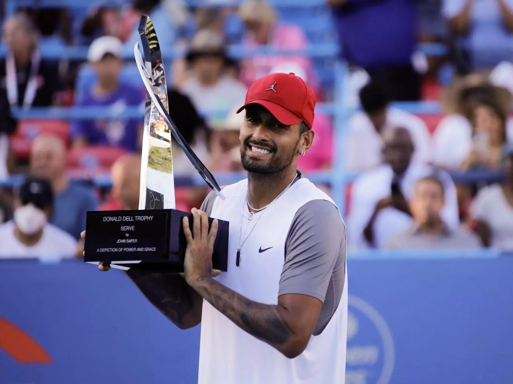 Nick Kyrgios made tennis history as he won the men's singles and