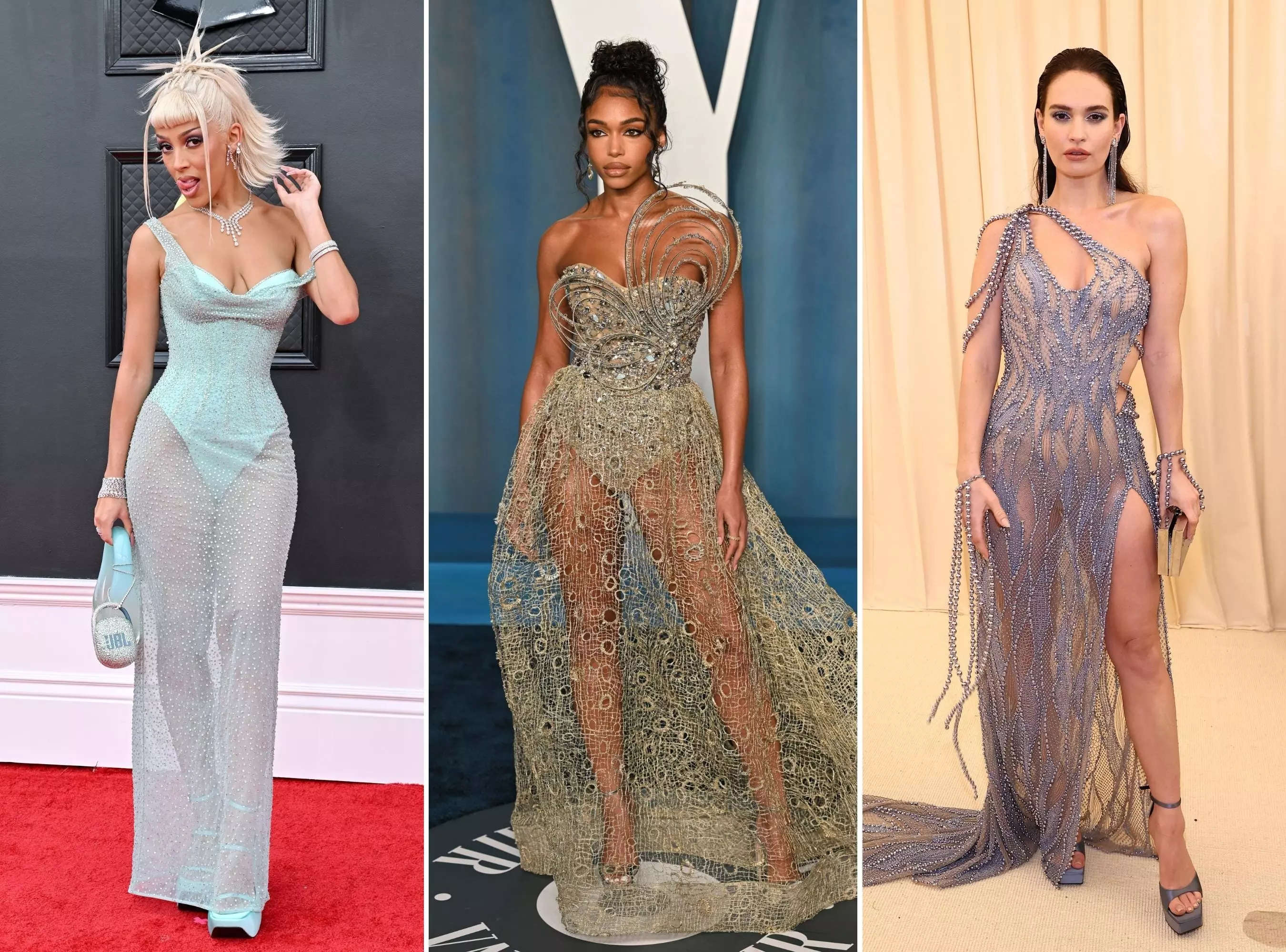 The Fab List: 25 Times Celebrities Rocked the Sheer Dress Trend