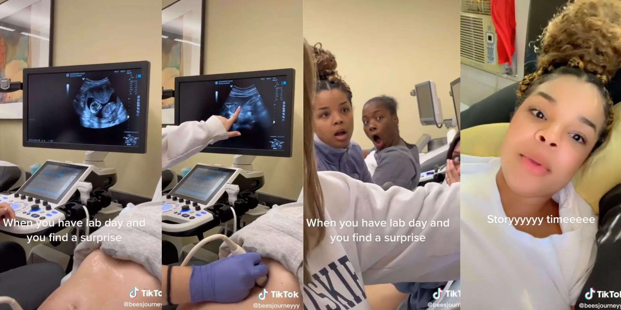 A TikTok claiming a medical student found out she was pregnant in an ...