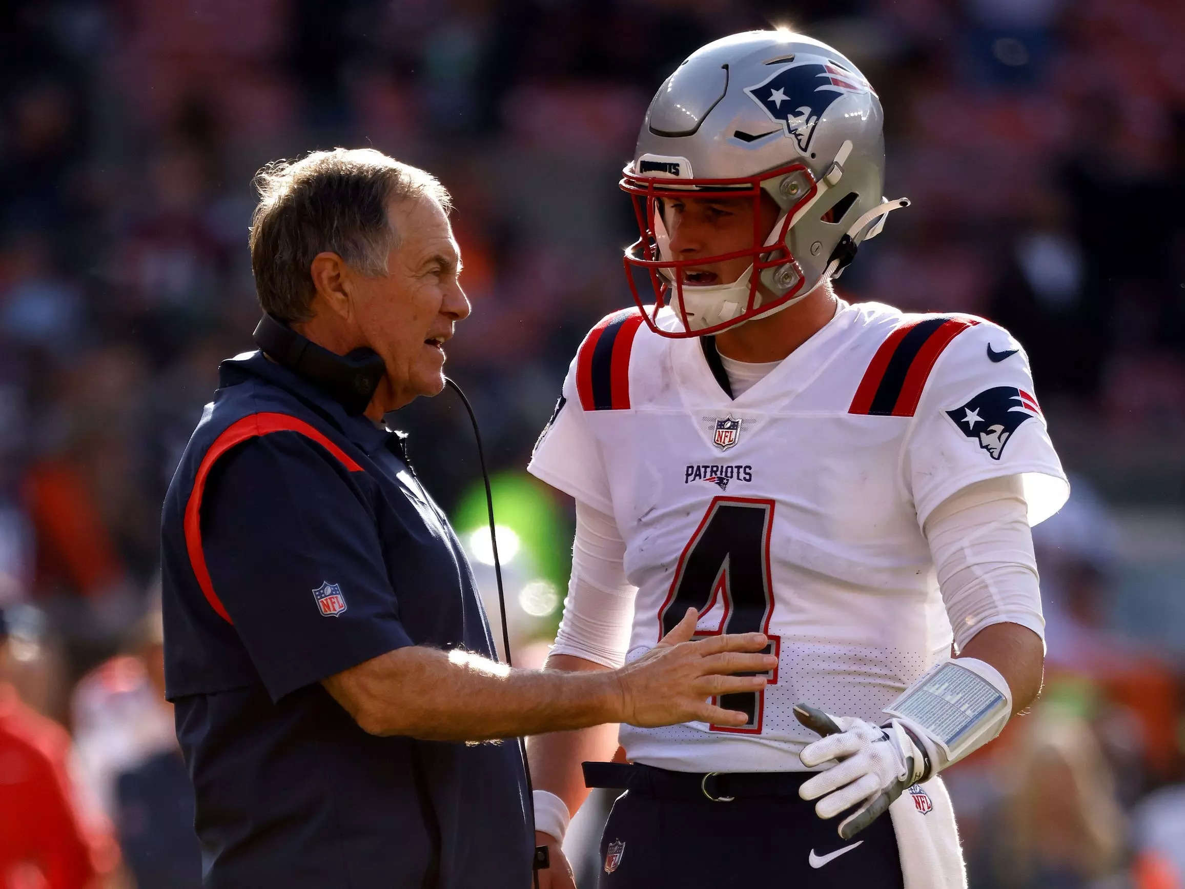 Bill Belichick isn't giving any hints regarding Patriots' brewing