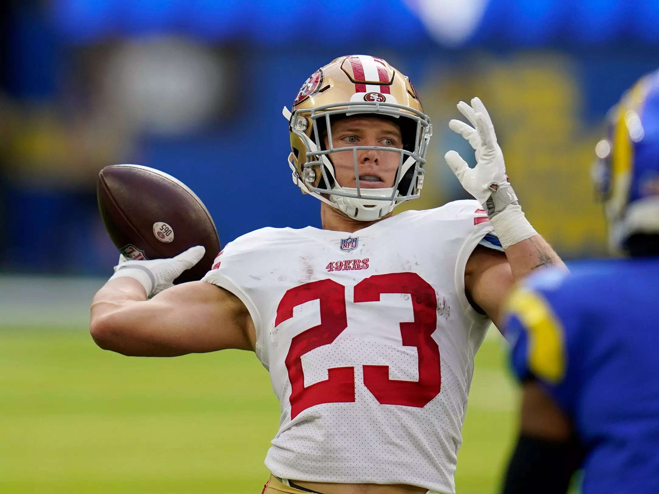 49ers' Christian McCaffrey Scores Four Touchdowns in Win 