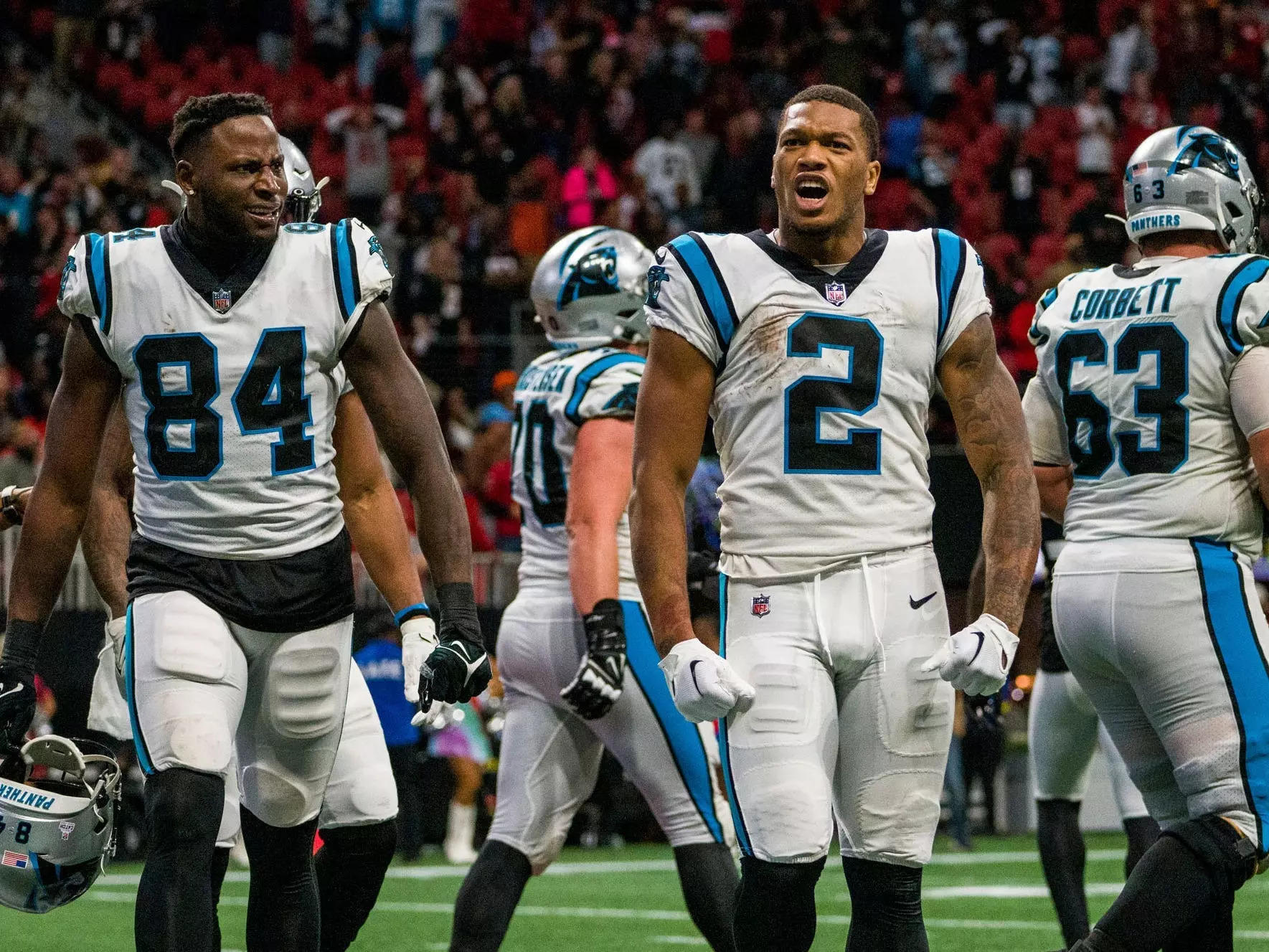 Panthers' DJ Moore catches miraculous game-tying hail mary, then