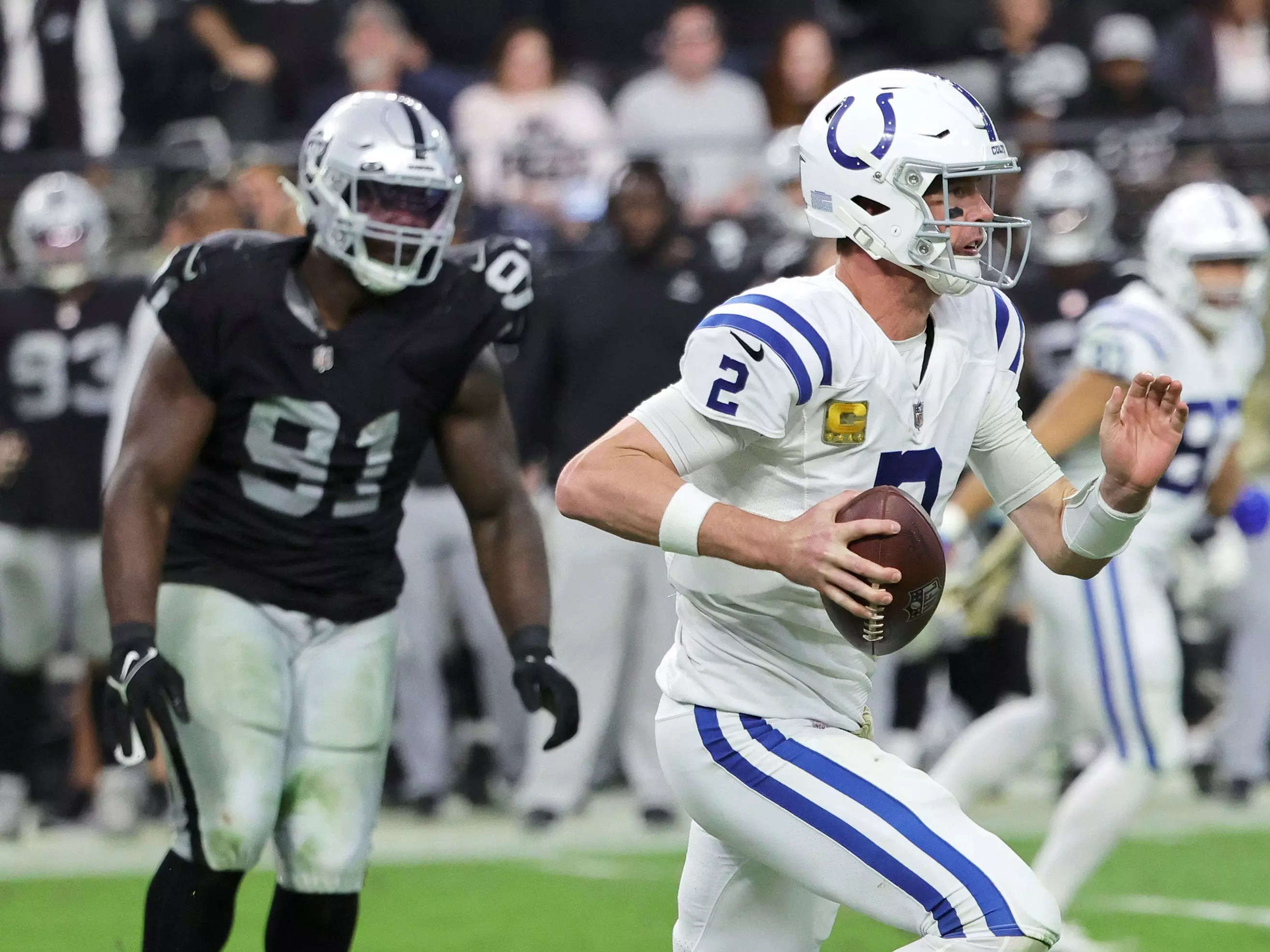 Matt Ryan's 39-yard run vs. Raiders set the Colts up to win - The