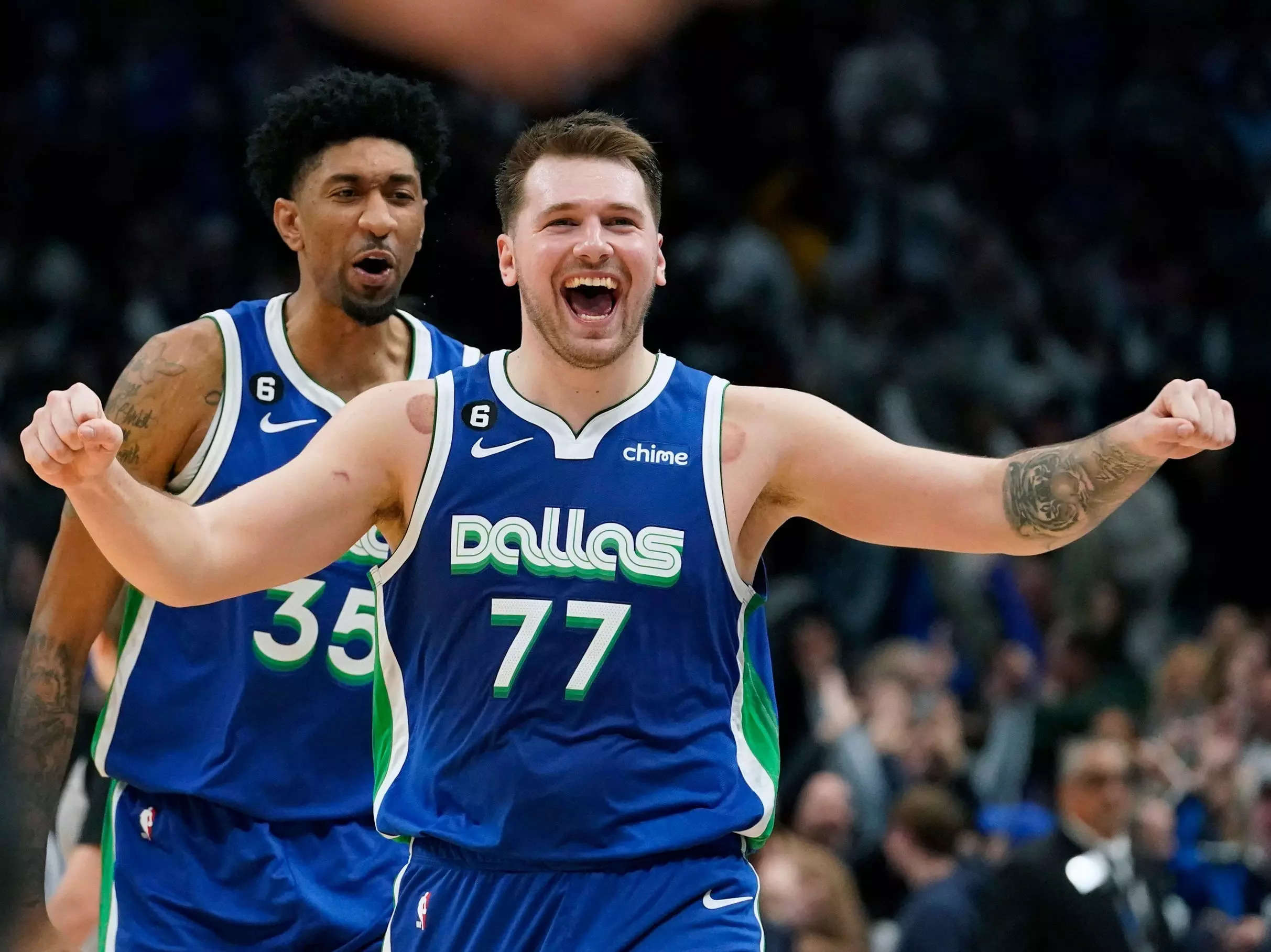 Luka Doncic said he needed a 'recovery beer' after recording a first-of-its-kind stat line to delive