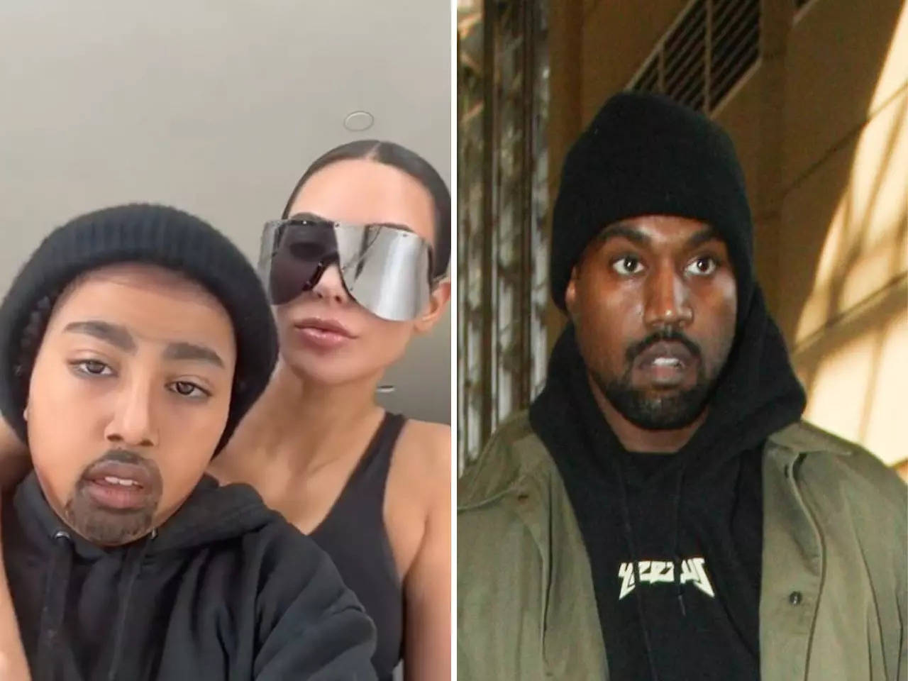 North West Transforms Into Dad Kanye West In Her Latest TikTok Video ...