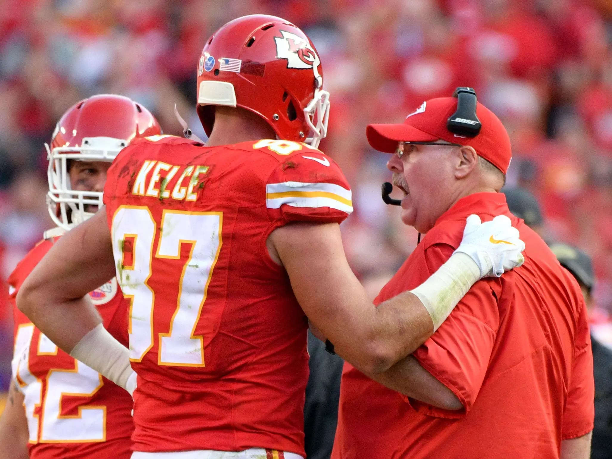 Chiefs' Andy Reid coached both Travis, Jason Kelce in NFL