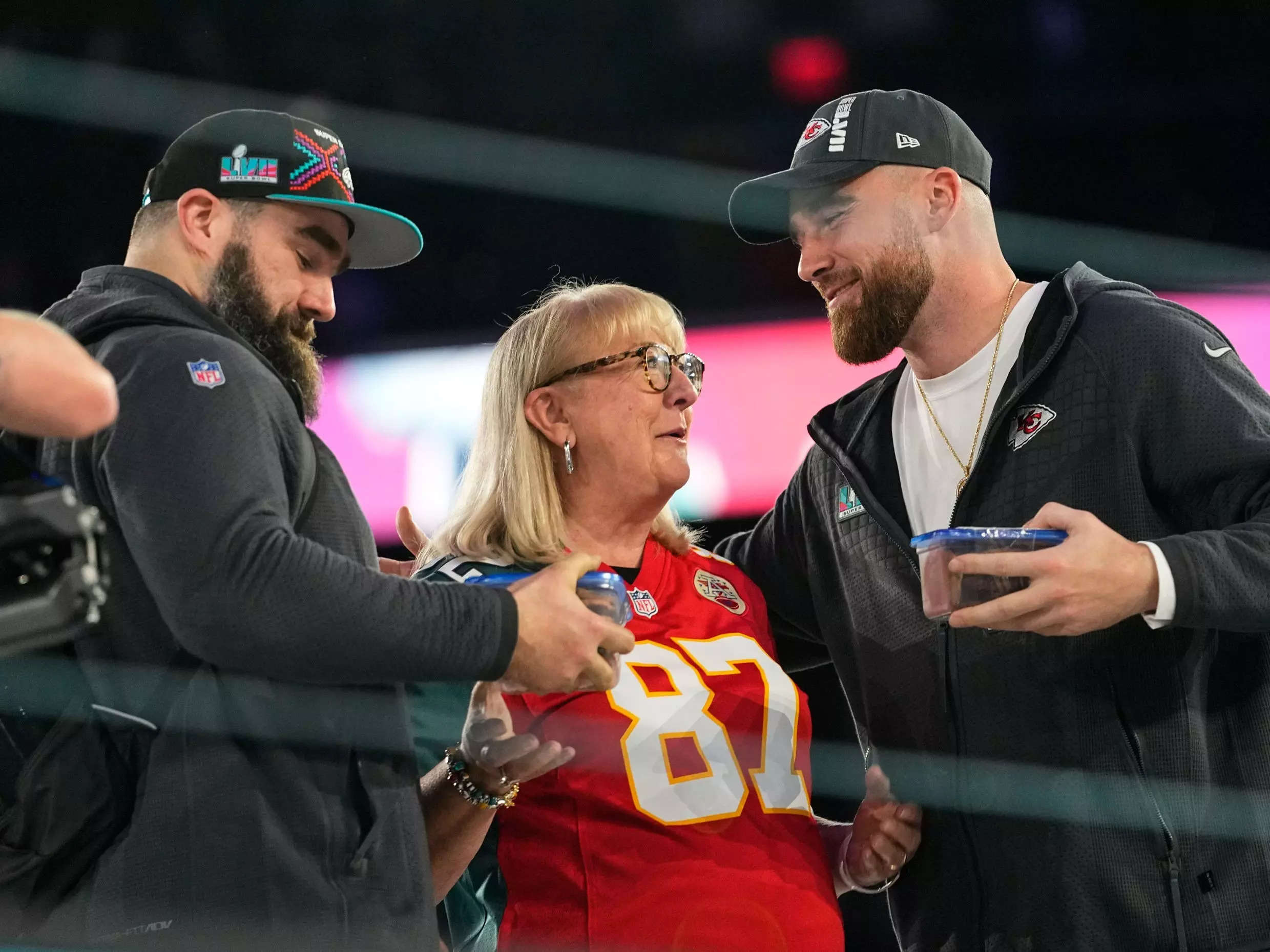 Jason Kelce Mic'd Up at Divisional Round Victory Over the New York