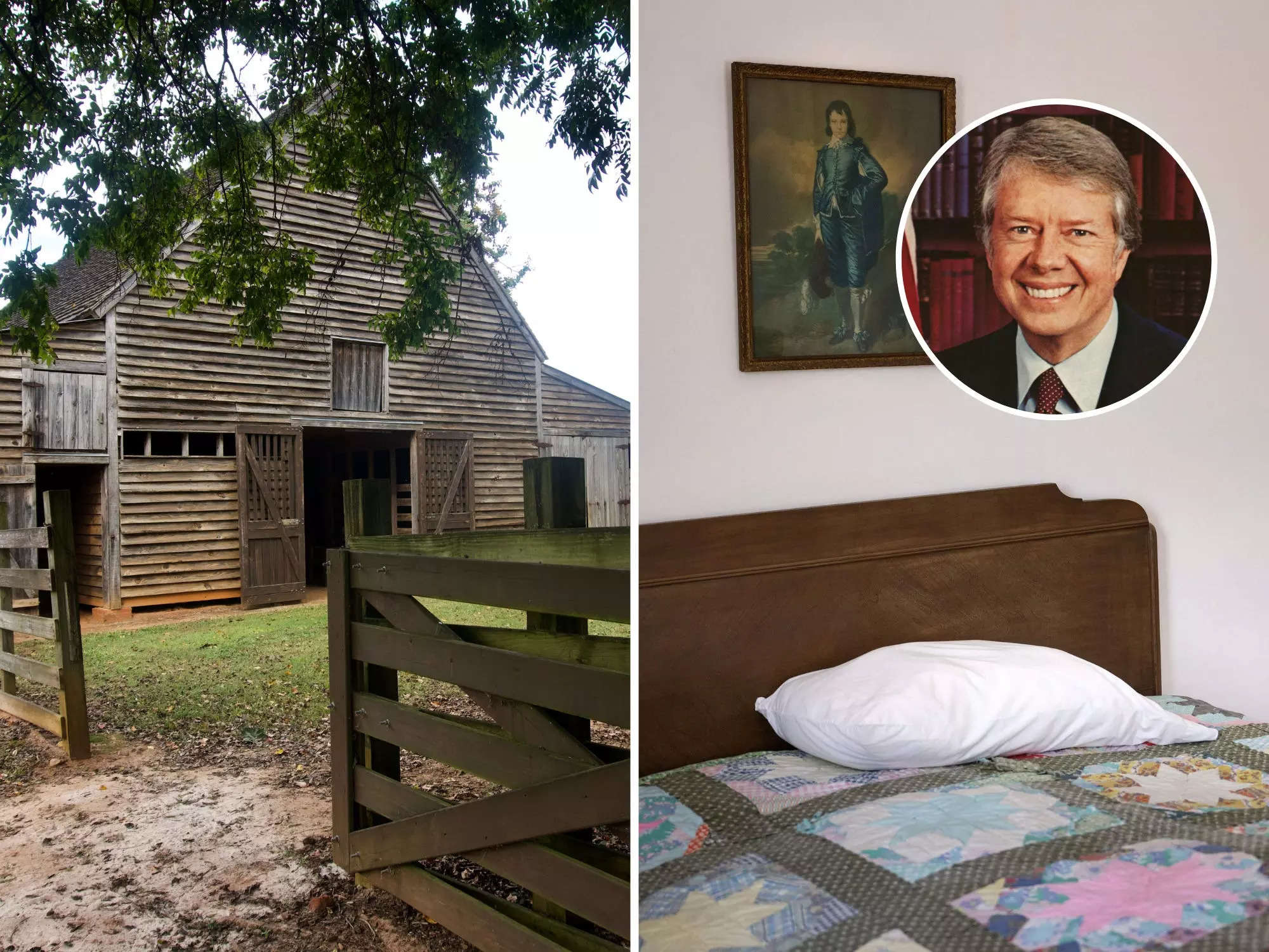 Take a look inside Jimmy Carter's peanut farm, where he grew up with no